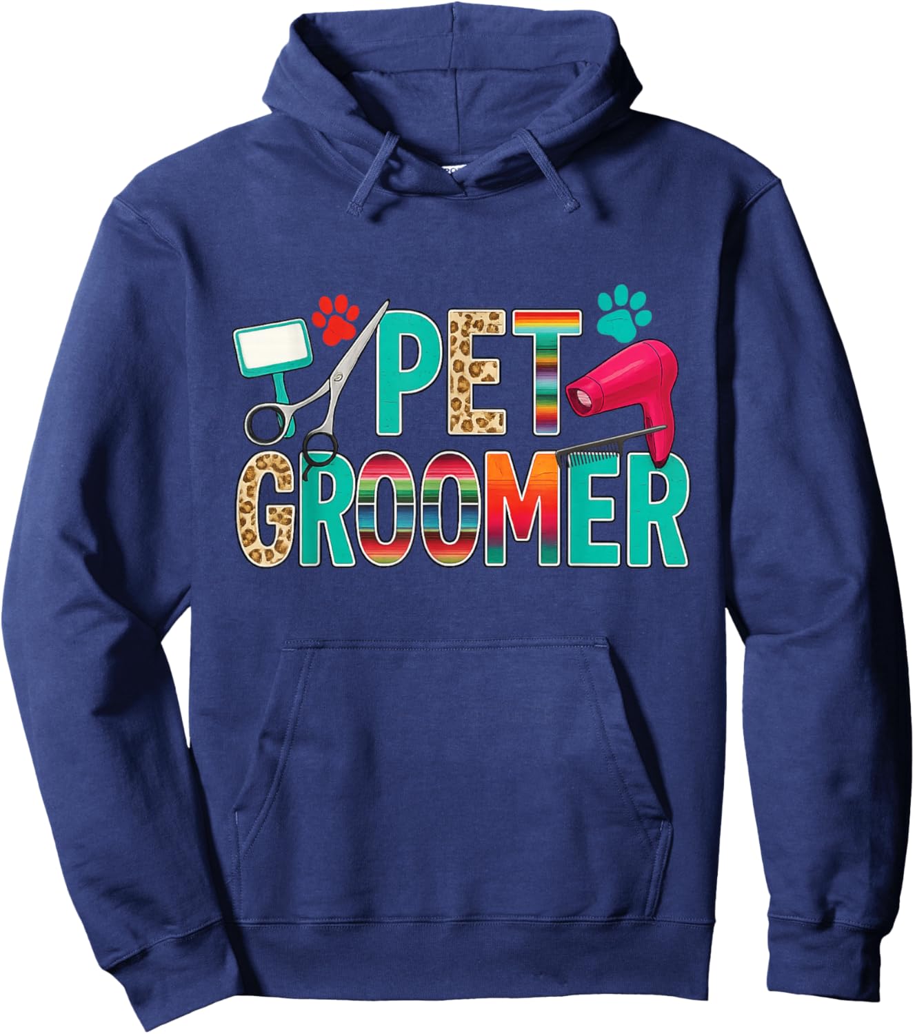 Pet Groomer Dog Groomer Hoodie - Hoodie | Navy