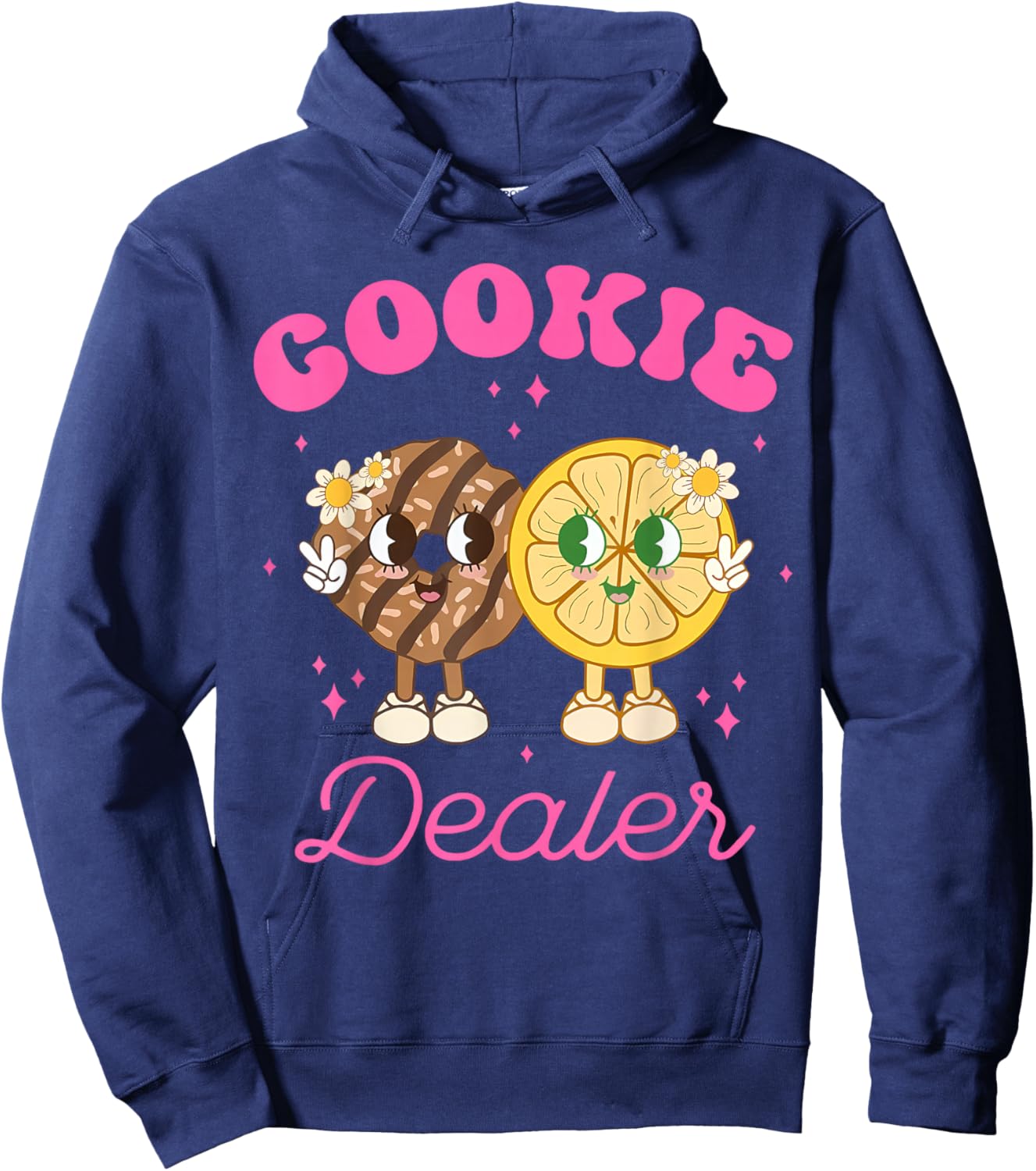 Cute Cookie Dealer Cookie Season Scout Cookie Kids Women Hoodie - Hoodie | Navy