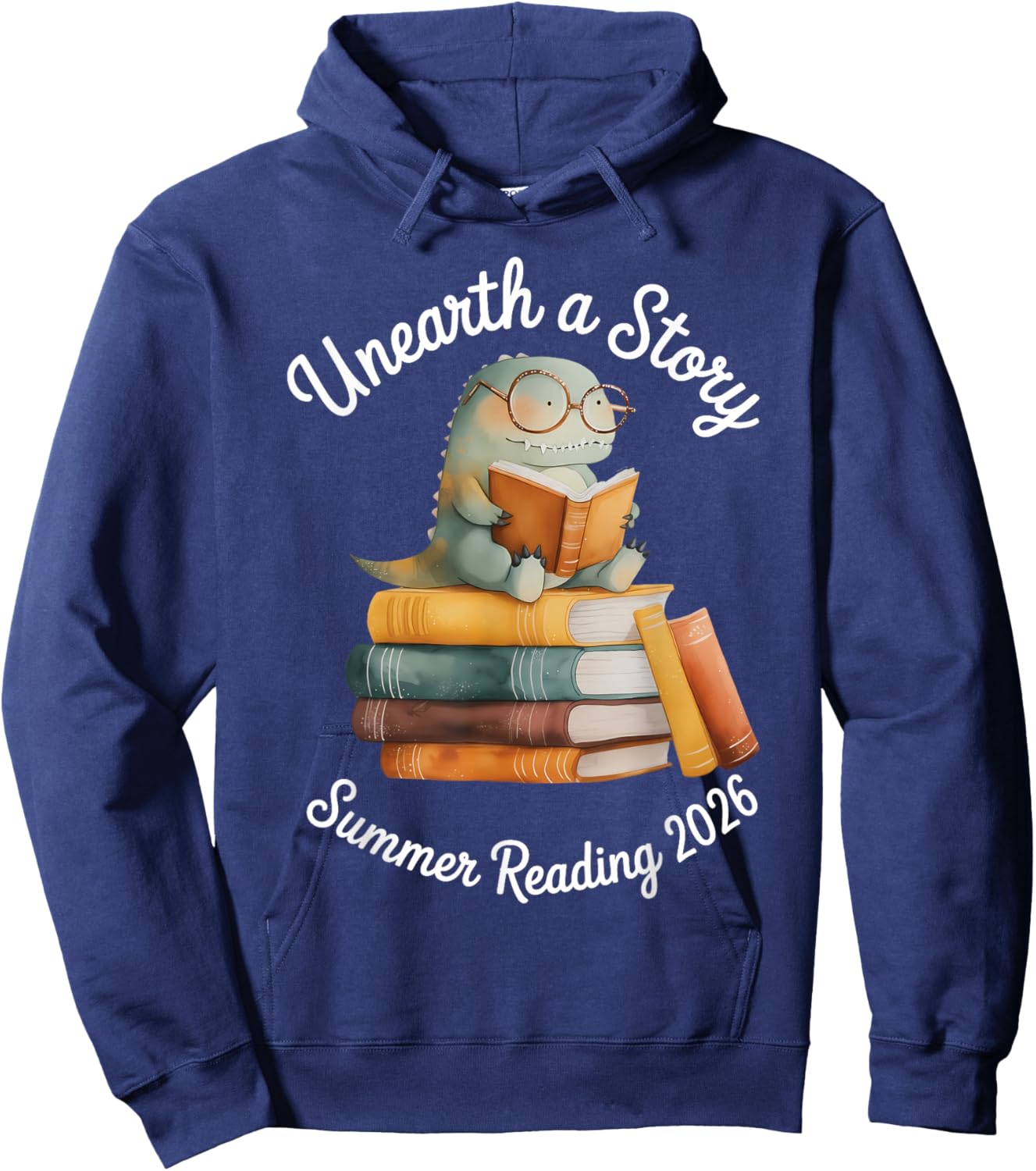 Unearth a Story Summer Reading 2026 Men Women Kids Hoodie - Hoodie | Navy