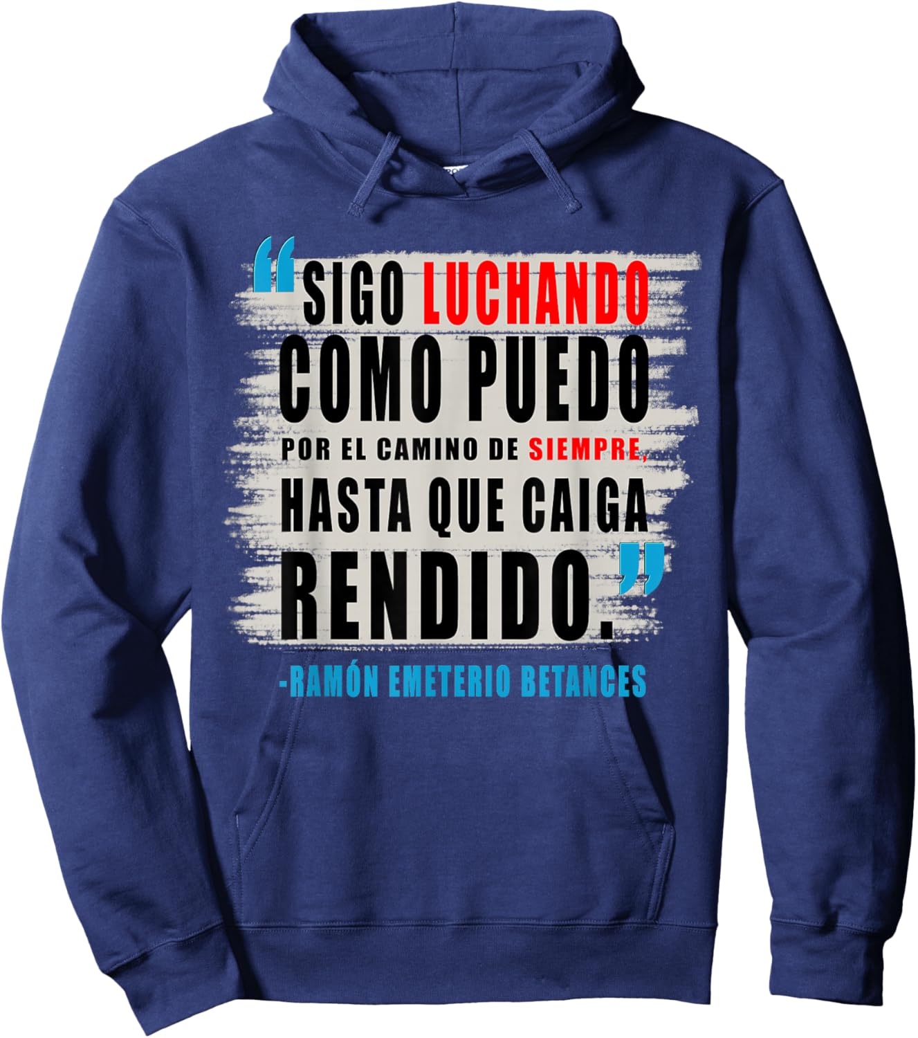 Ramón Emeterio Betances Quote Hoodie - Hoodie | Navy