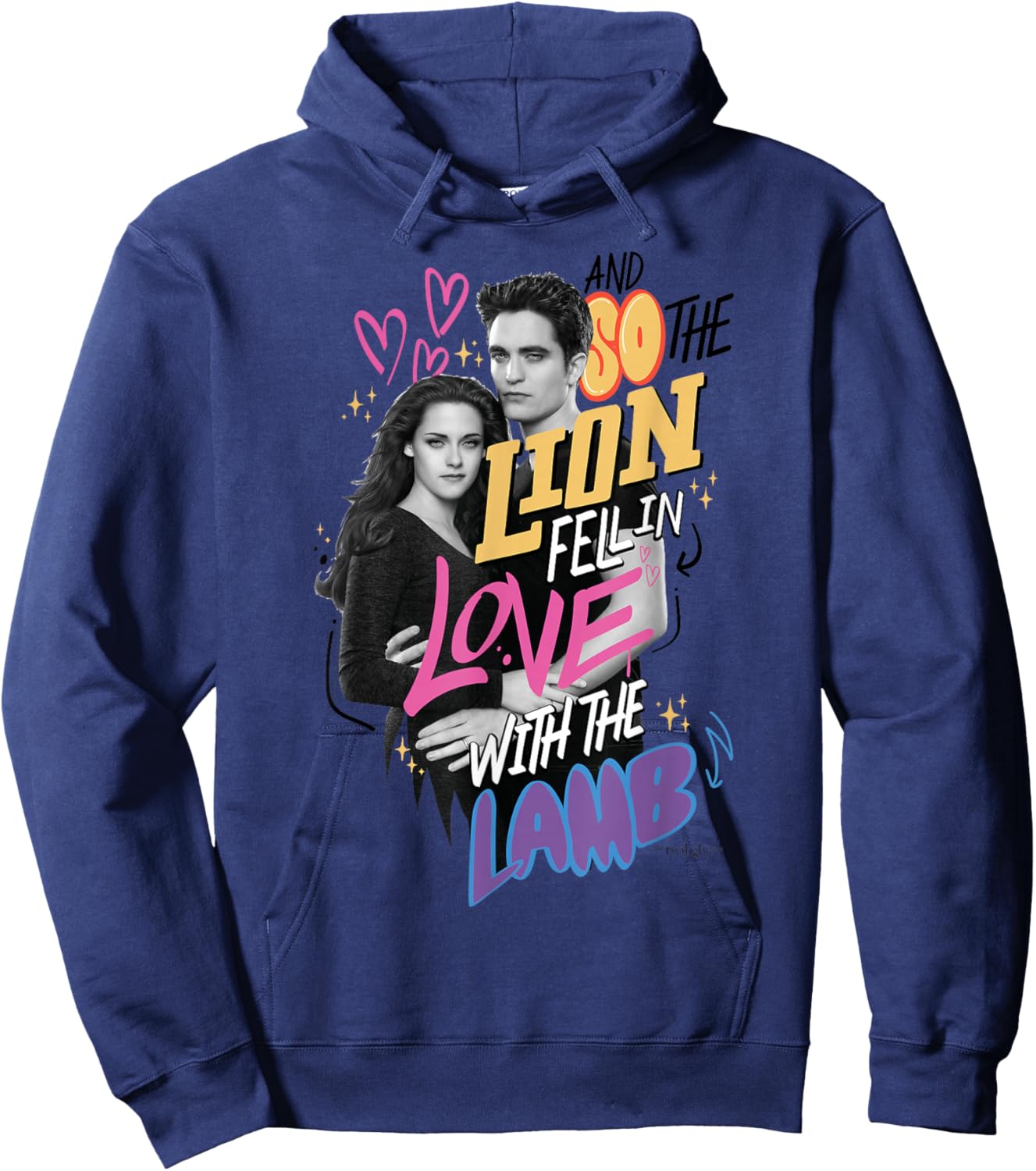 The Twilight Saga and So The Lion Fell in Love with The Lamb Hoodie - Hoodie | Navy