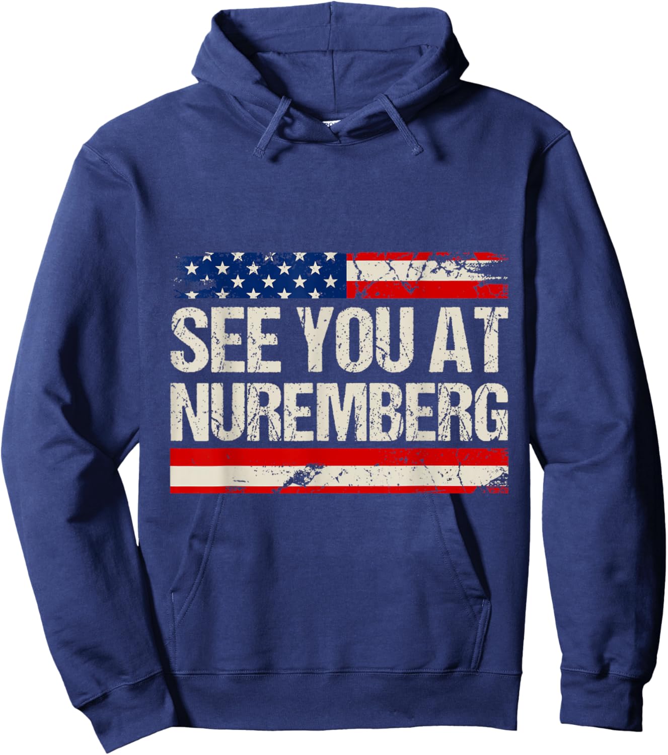 T-Shirt Hoodie - Hoodie | Navy