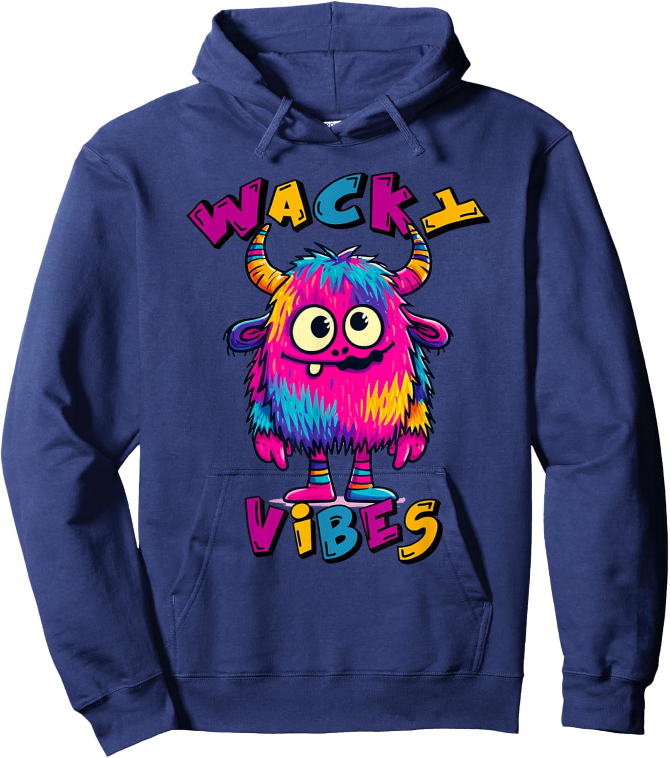 Wacky Vibes Kids & Teachers | Mismatch Day Spirit Week Funny Hoodie - Hoodie | Navy