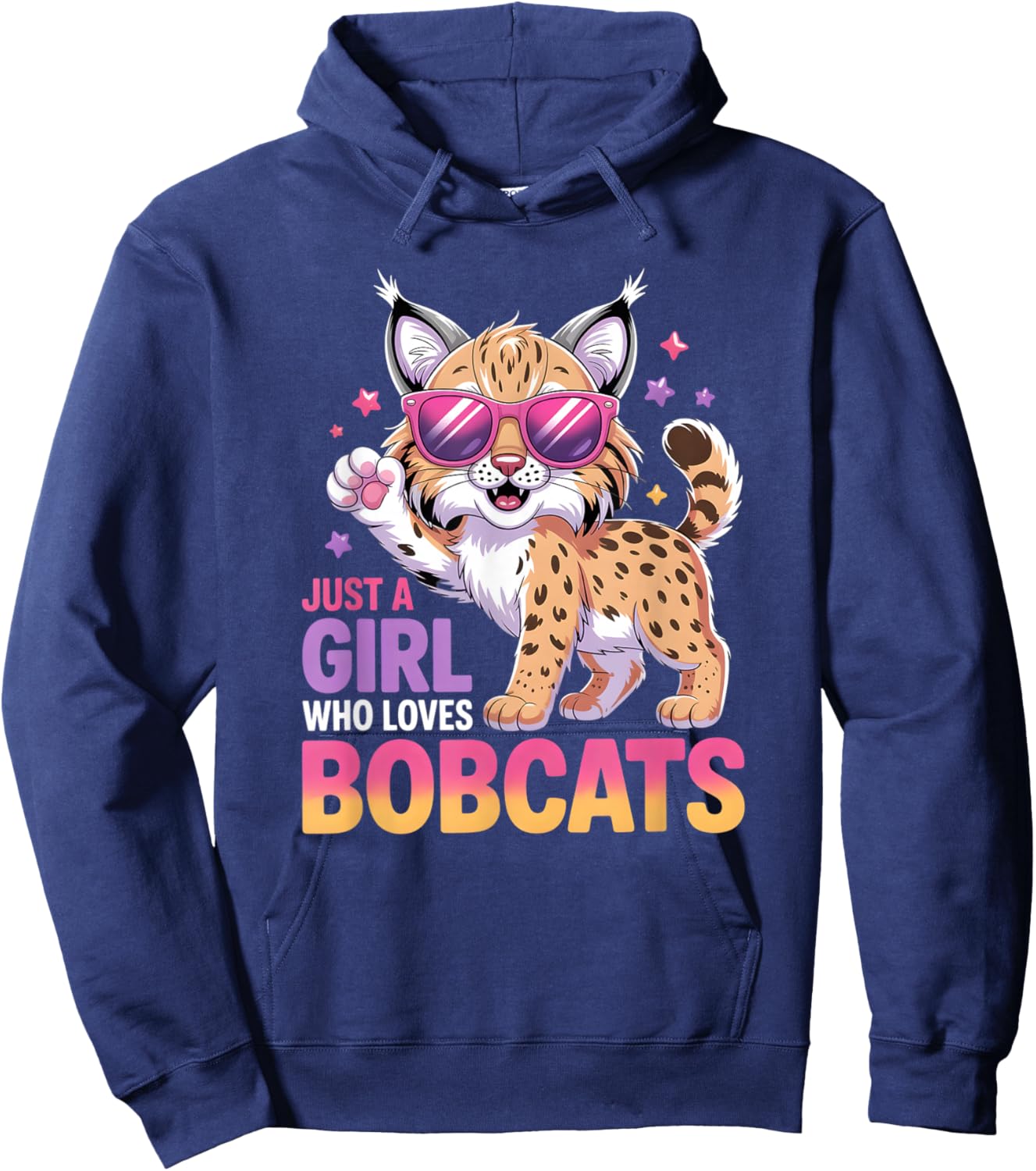 Girls Bobcat Hoodie - Hoodie | Navy