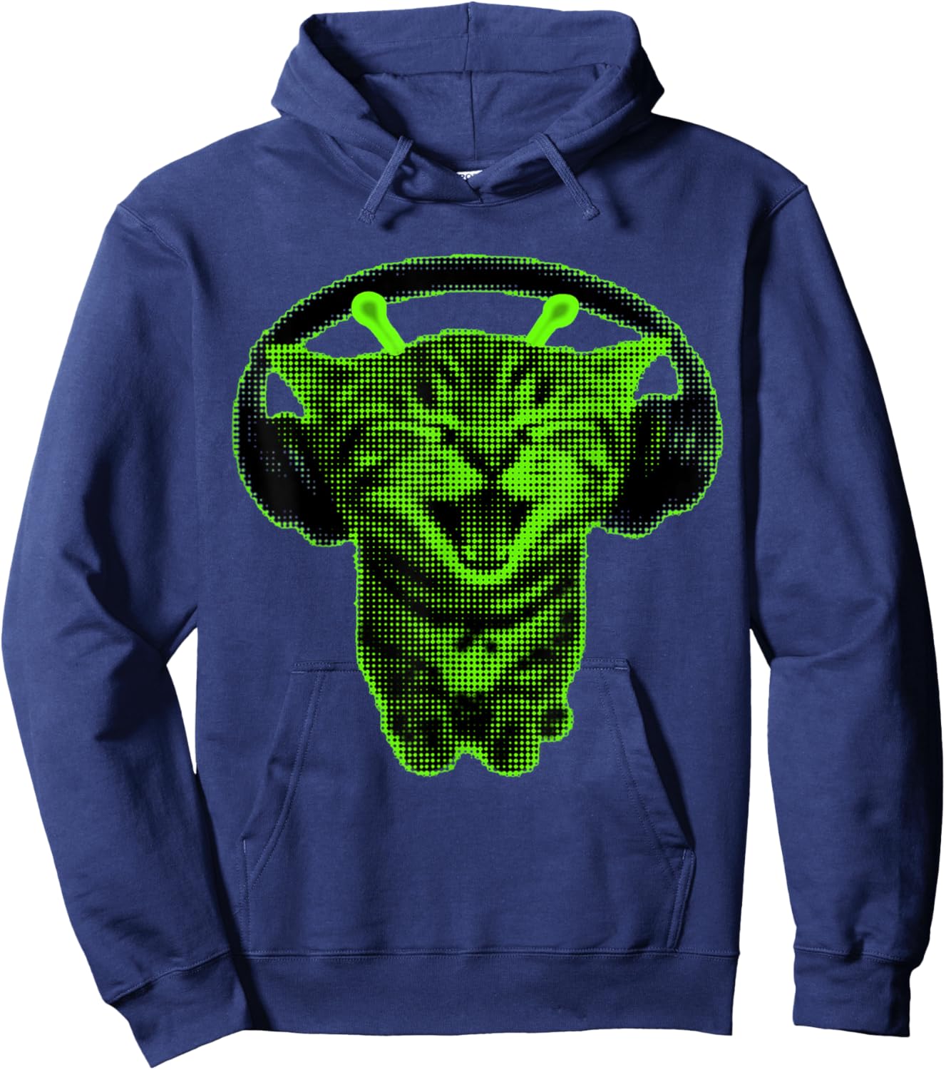 Vintage Space Kitty Hoodie - Hoodie | Navy