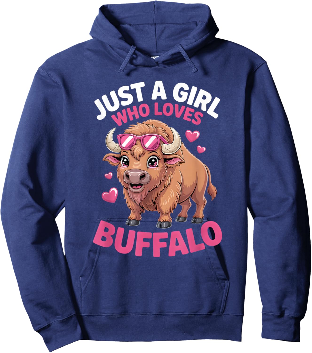Girls Buffalo Hoodie - Hoodie | Navy