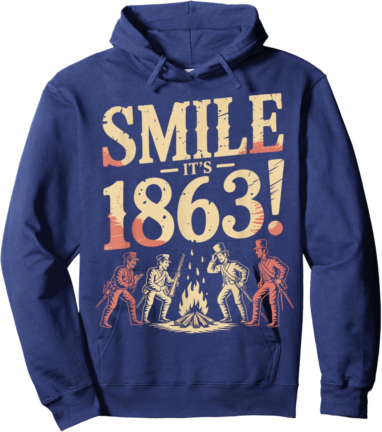 Civil War Reenactor Funny Reenactment Hoodie - Hoodie | Navy