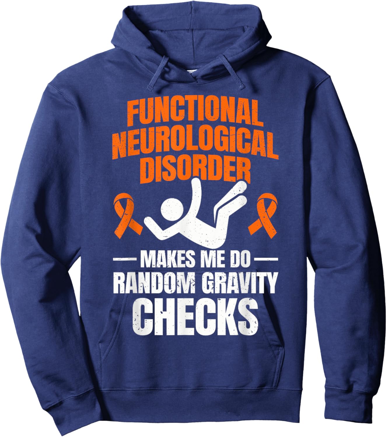 Functional Neurological Disorder FND Warrior Hoodie - Hoodie | Navy