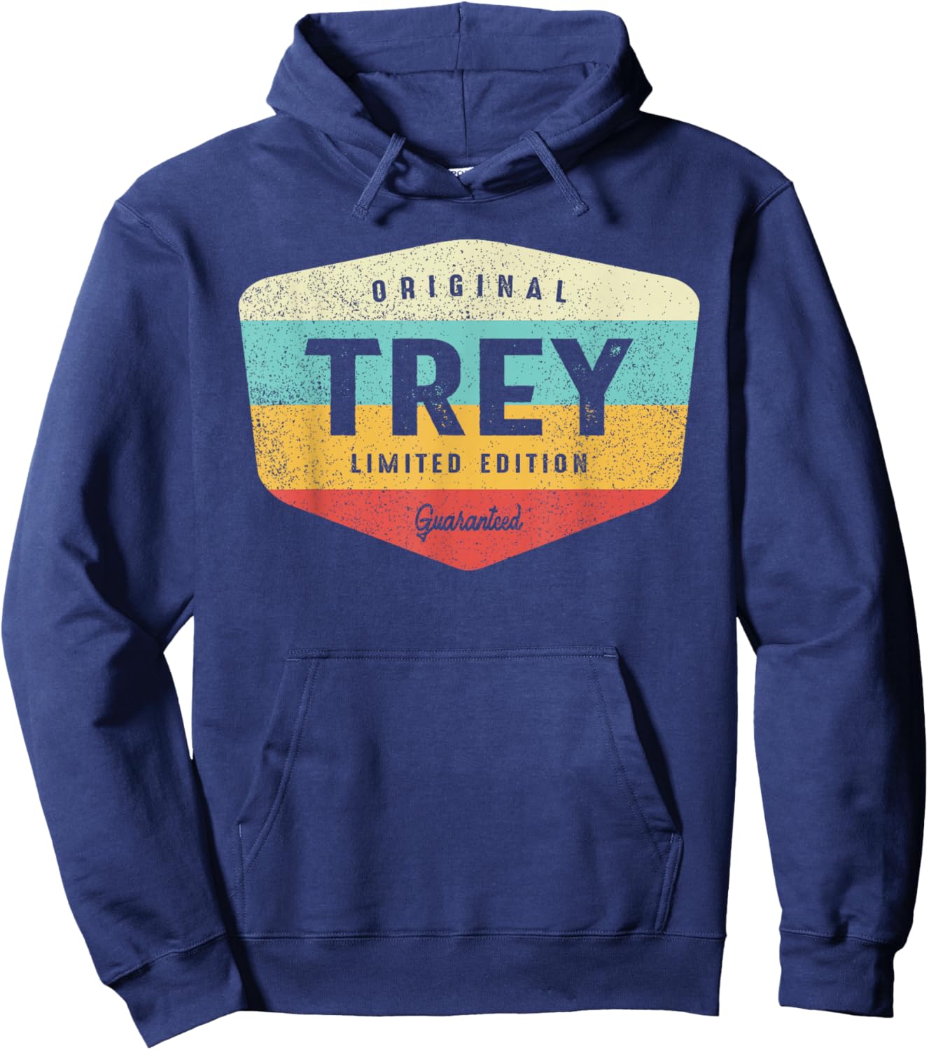 Trey Personalized Name - Trey Hoodie - Hoodie | Navy