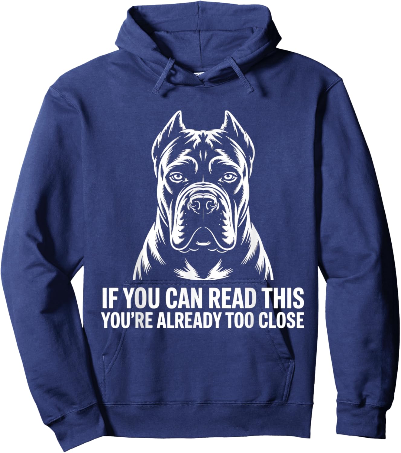 Cane Corso Italiano If You can Read Hoodie - Hoodie | Navy