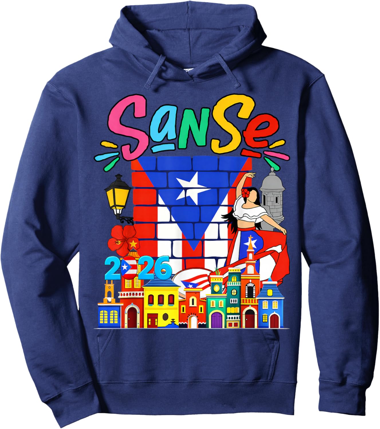 Balcones De Cora Sanse 2026 Juan San Festival San Sebastian Hoodie - Hoodie | Navy