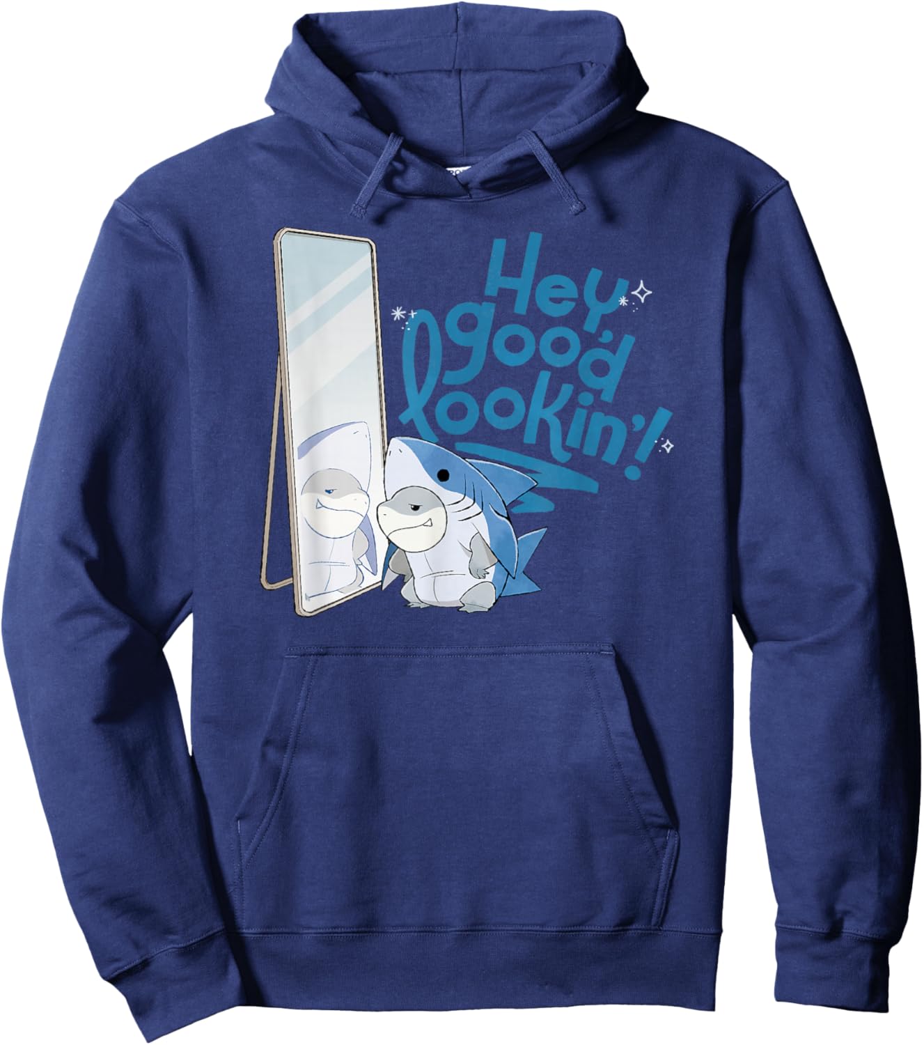 Marvel Jeff The Land Shark Hey, Good Lookin'! Shark Costume Hoodie - Hoodie | Navy
