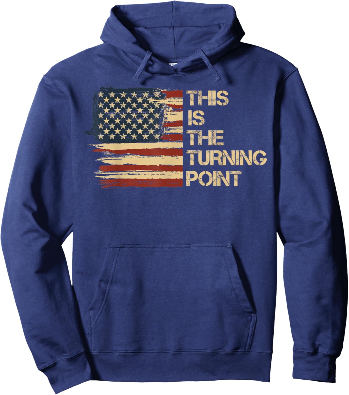 This is The Turning Point USA Flag Women Young Hoodie - Hoodie | Navy