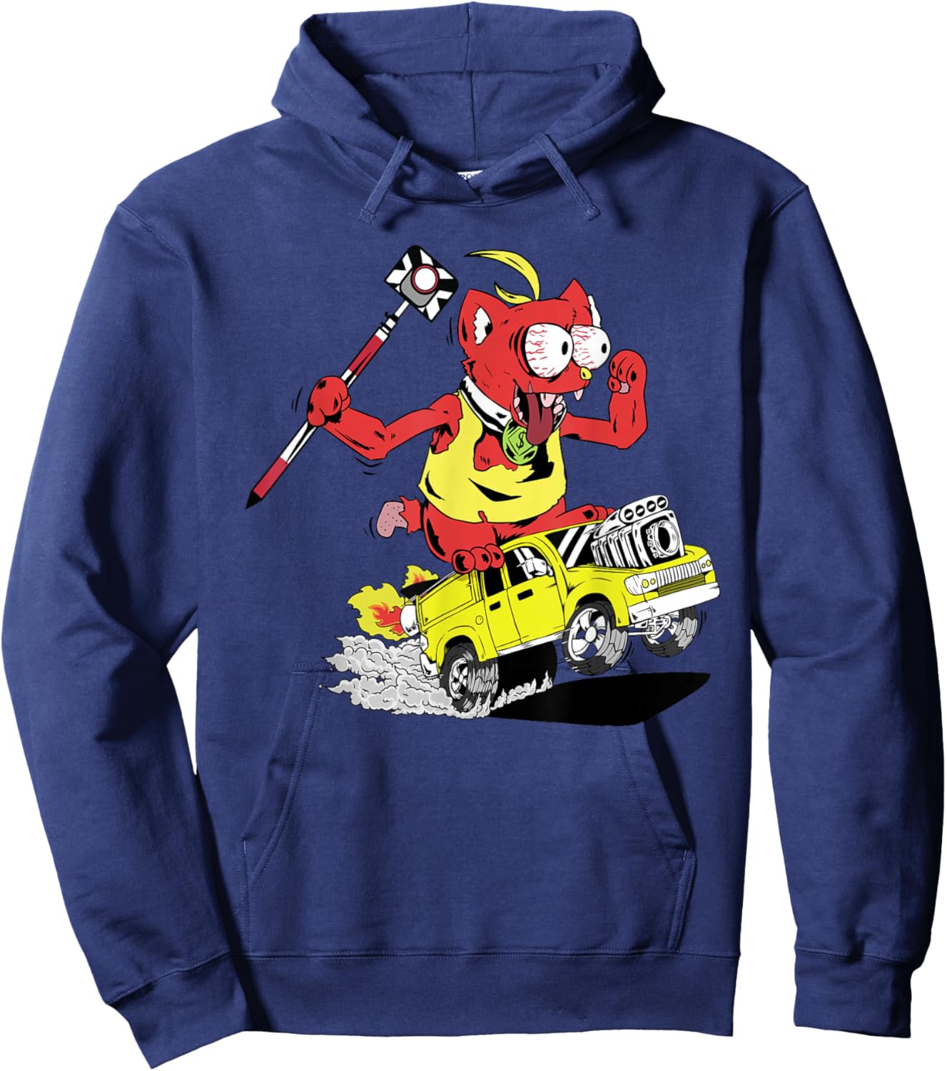 Survey Cat Hoodie - Hoodie | Navy