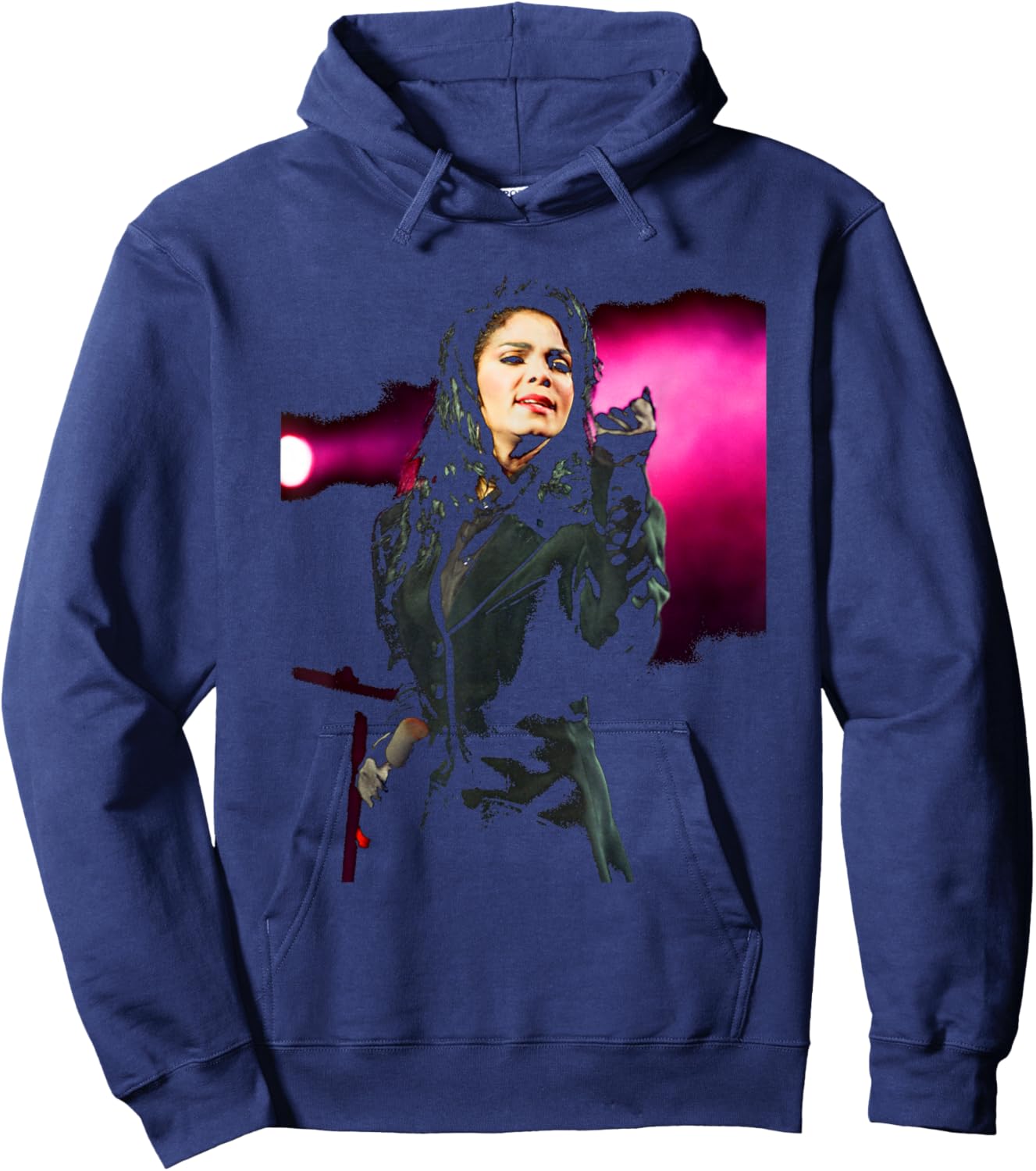 Janet Jackson Live Rhythm Nation World Tour 1990 Hoodie - Hoodie | Navy