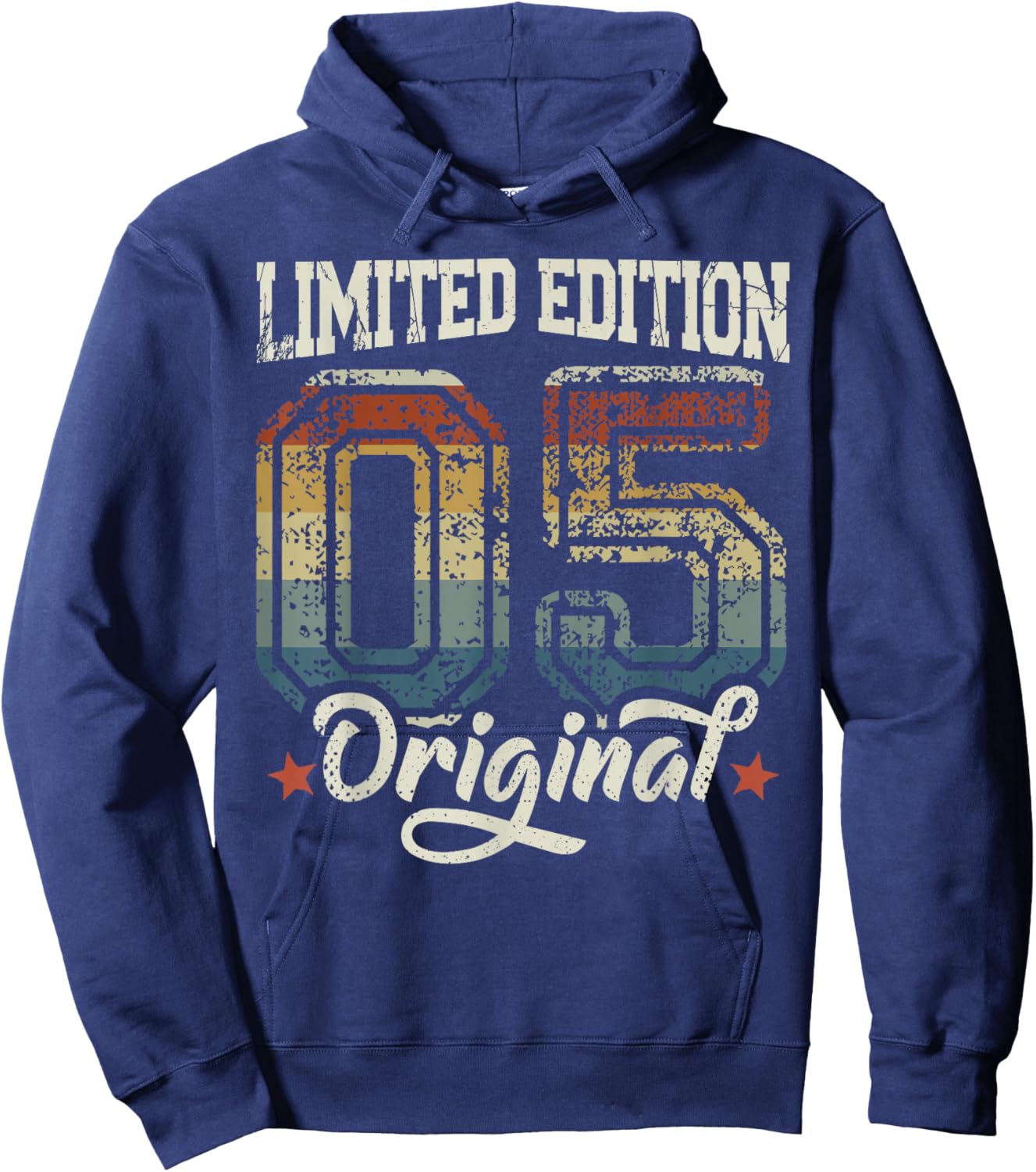 21st Birthday Man Woman 21 Years 2005 Decorative Gift Funny Hoodie - Hoodie | Navy