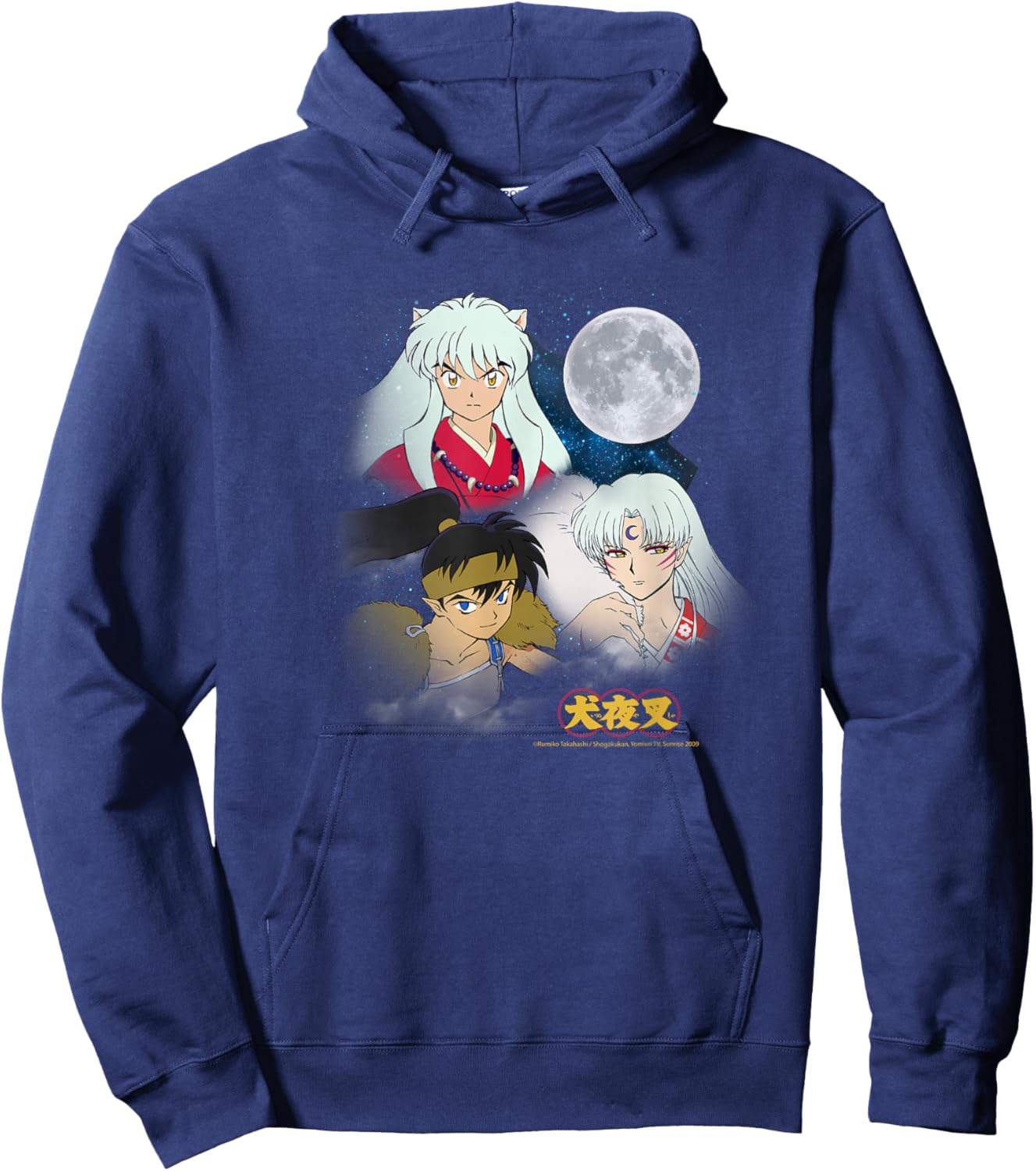 Sesshomaru Koga Full Moon Curse Artwork Hoodie - Hoodie | Navy
