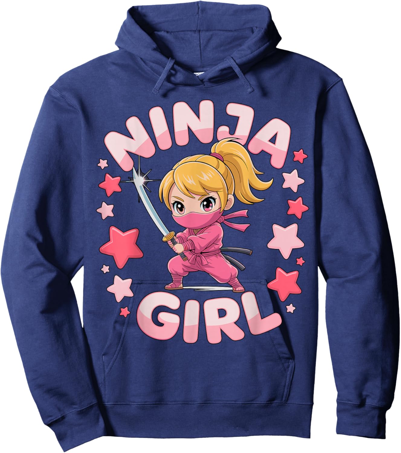 Ninja Girl Hoodie - Hoodie | Navy
