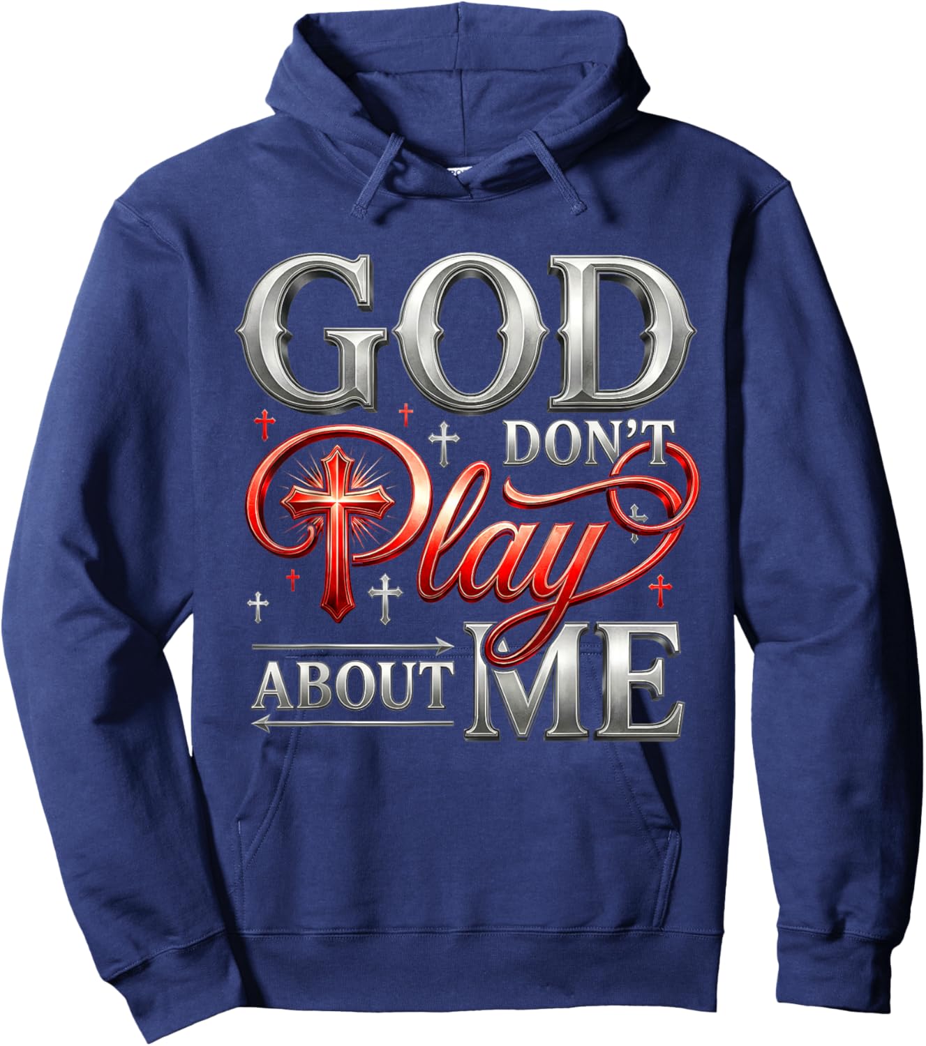T-Shirt Hoodie - Hoodie | Navy