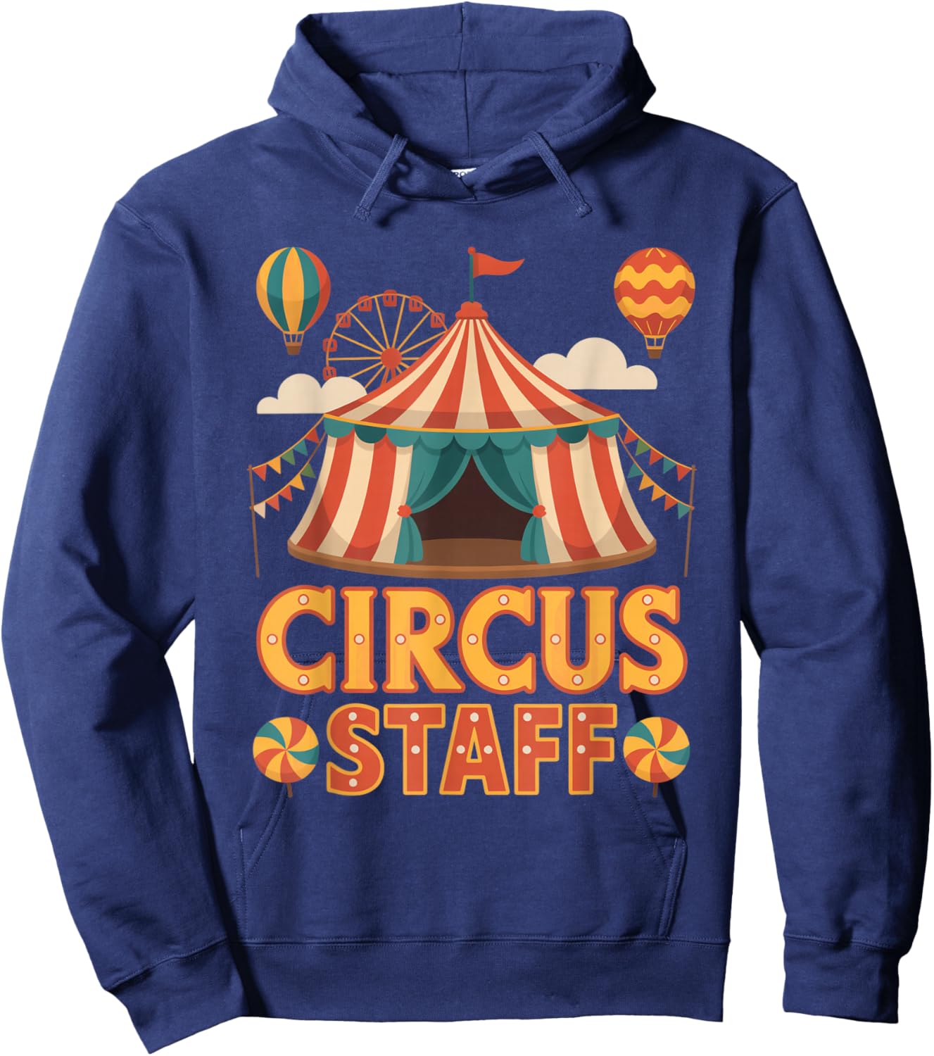 Circus Staff Event Costume Staff Crew Tent Party Hoodie - Hoodie | Navy