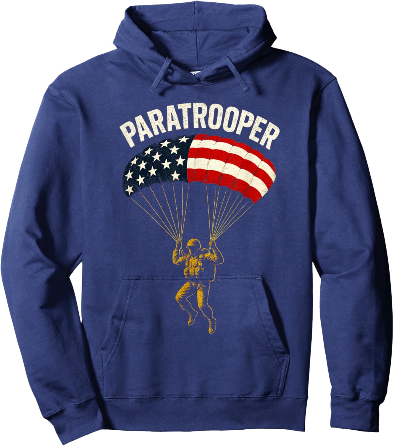 Paratrooper - Military Soldier Skydiving Hoodie - Hoodie | Navy