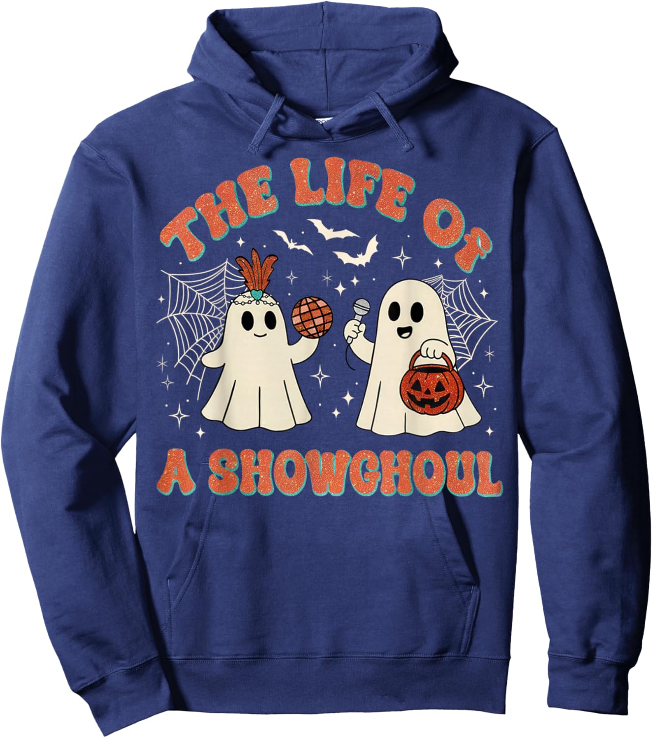 The Life of a Showghoul Funny Halloween Ghost Girl Hoodie - Hoodie | Navy