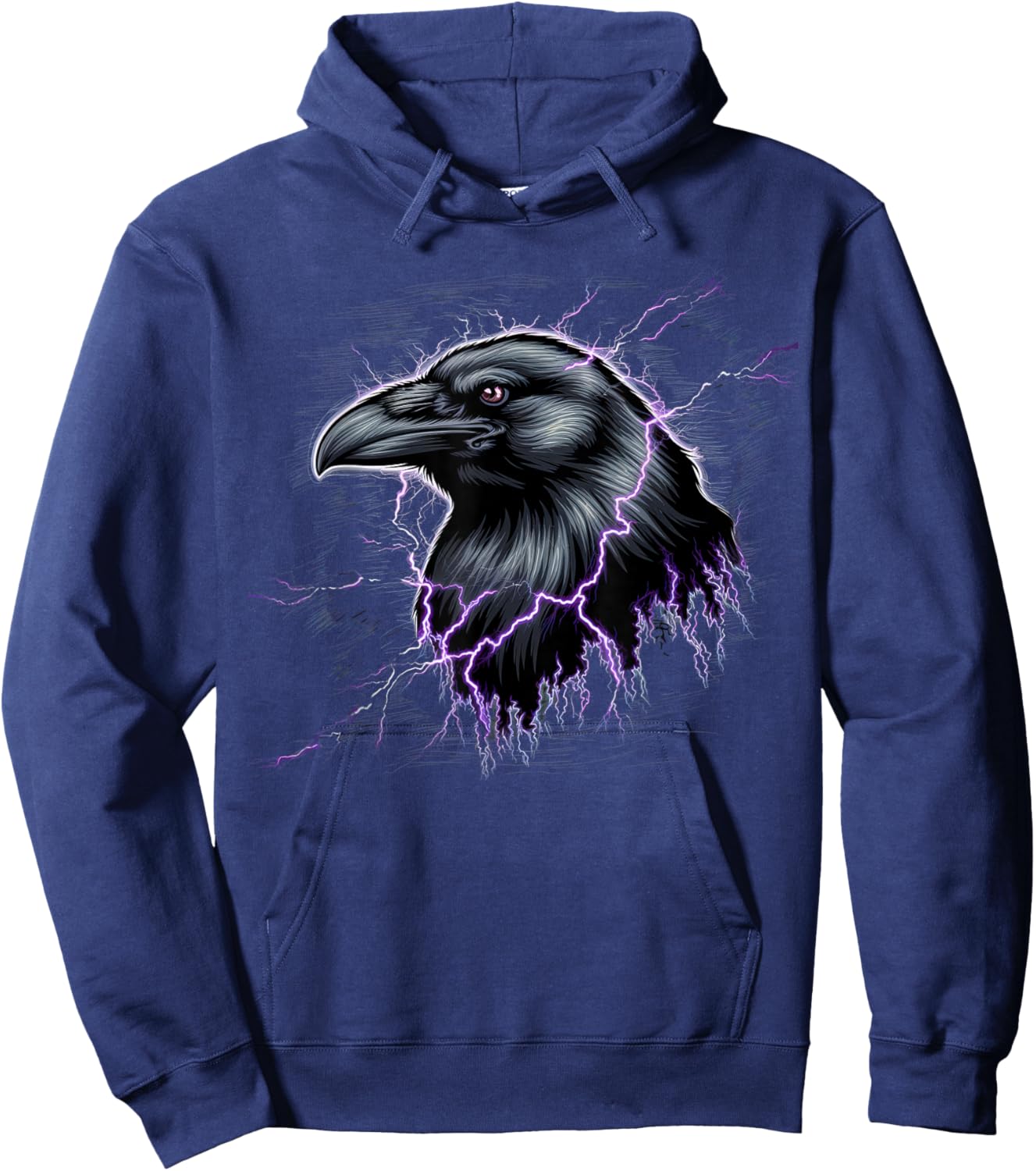 Raven Men Women Purple Animal School Sport Fan Hoodie - Hoodie | Navy