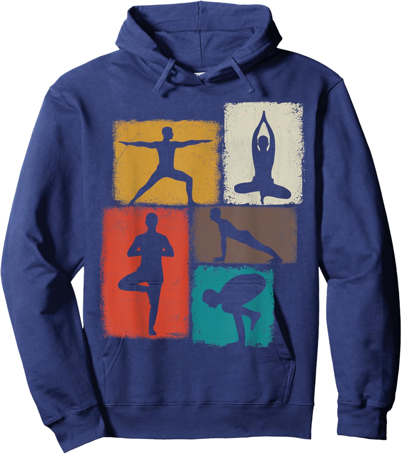 Yoga Collage Yogi Men Instructor Youth Hoodie - Hoodie | Navy