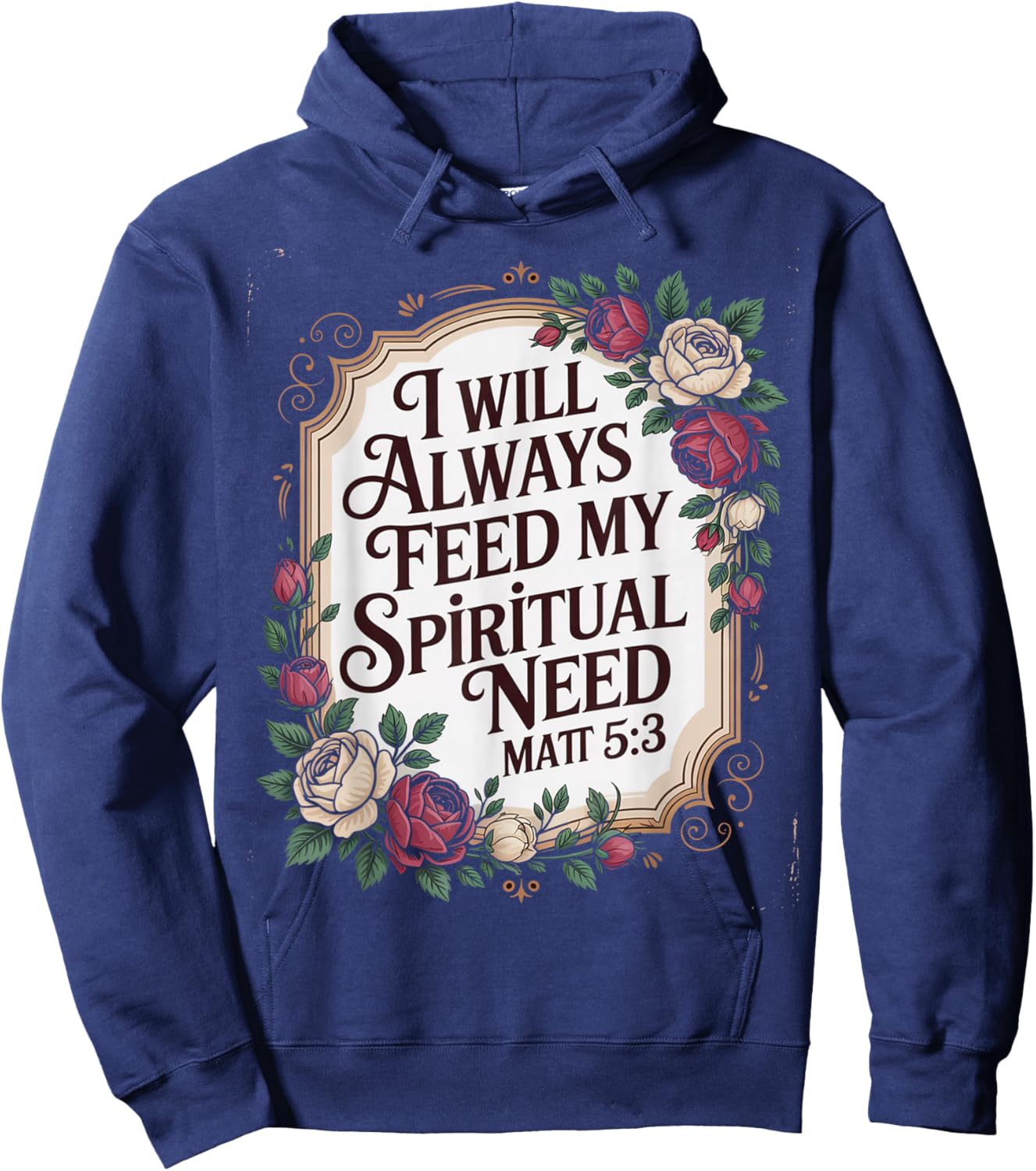 Jehovah's Witness 2026 Year Text Feed Spiritual JW ORG JW Hoodie - Hoodie | Navy