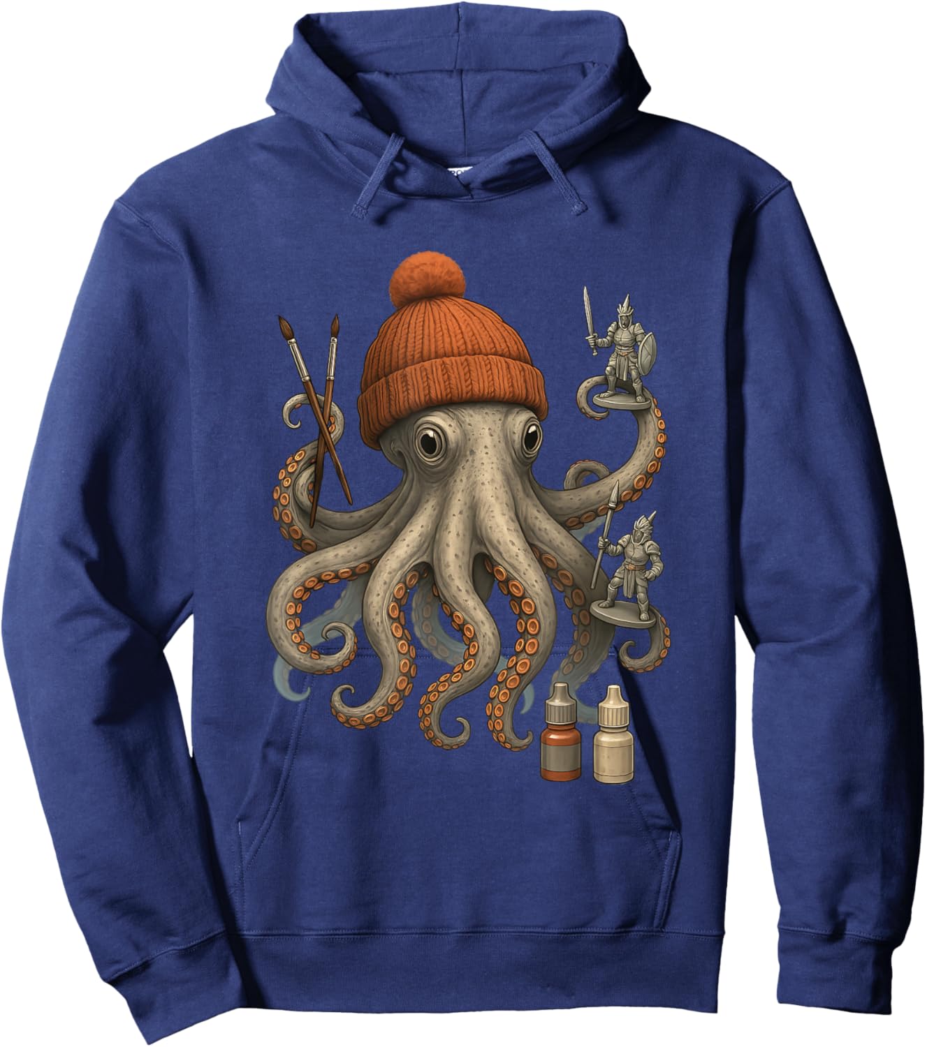 Miniature Figure Painting Funny Painting Miniature Hoodie - Hoodie | Navy