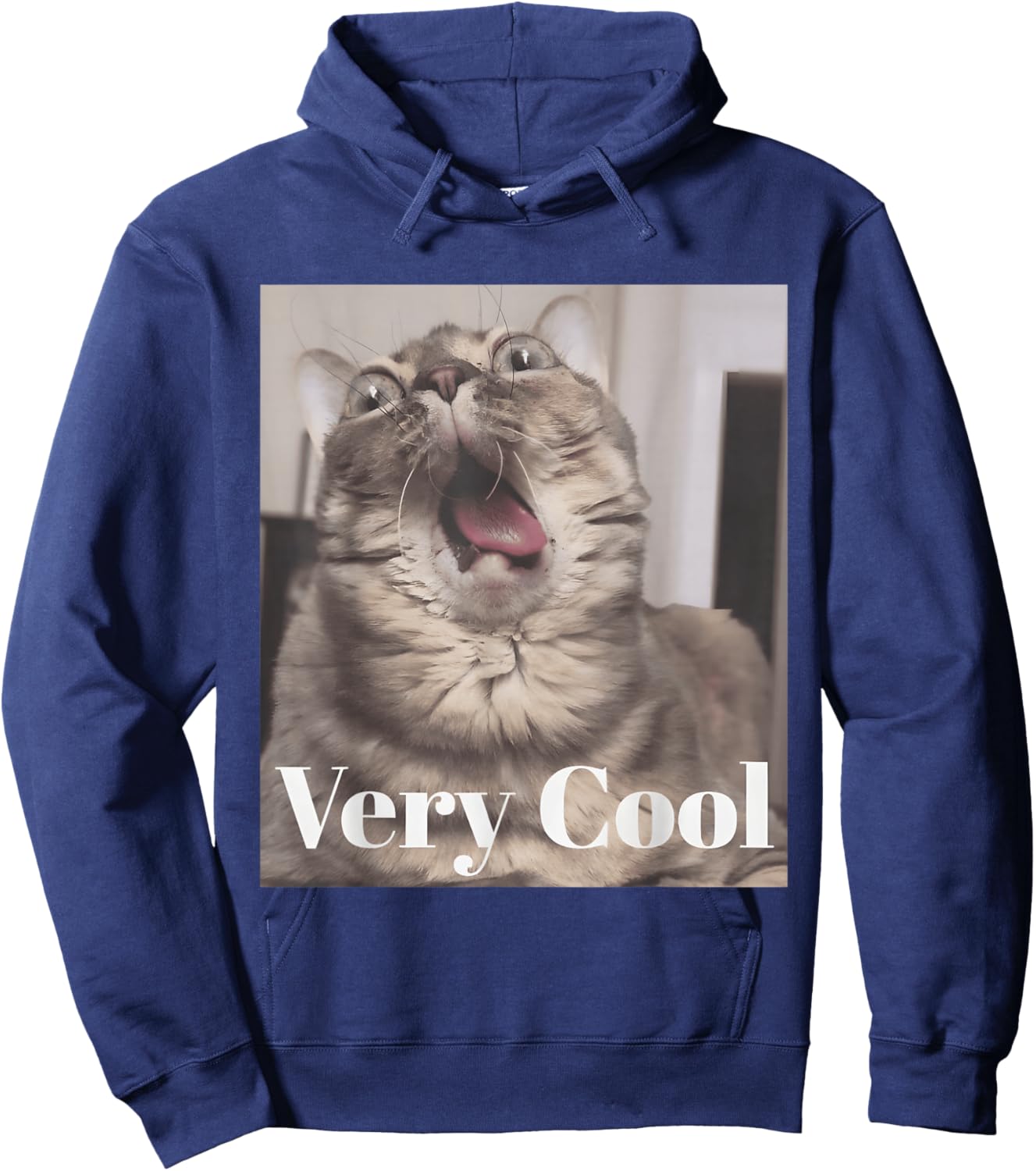 Gumbus Very Cool Funny Cat Meme Animal Lovers Gumbus Cat Hoodie - Hoodie | Navy