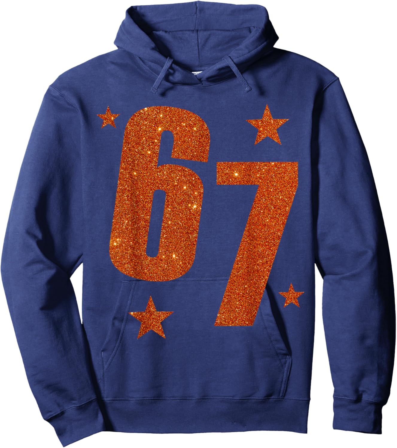 Retro 6 7 Halloween Costume The Life of Six Seven 67 Meme Hoodie - Hoodie | Navy