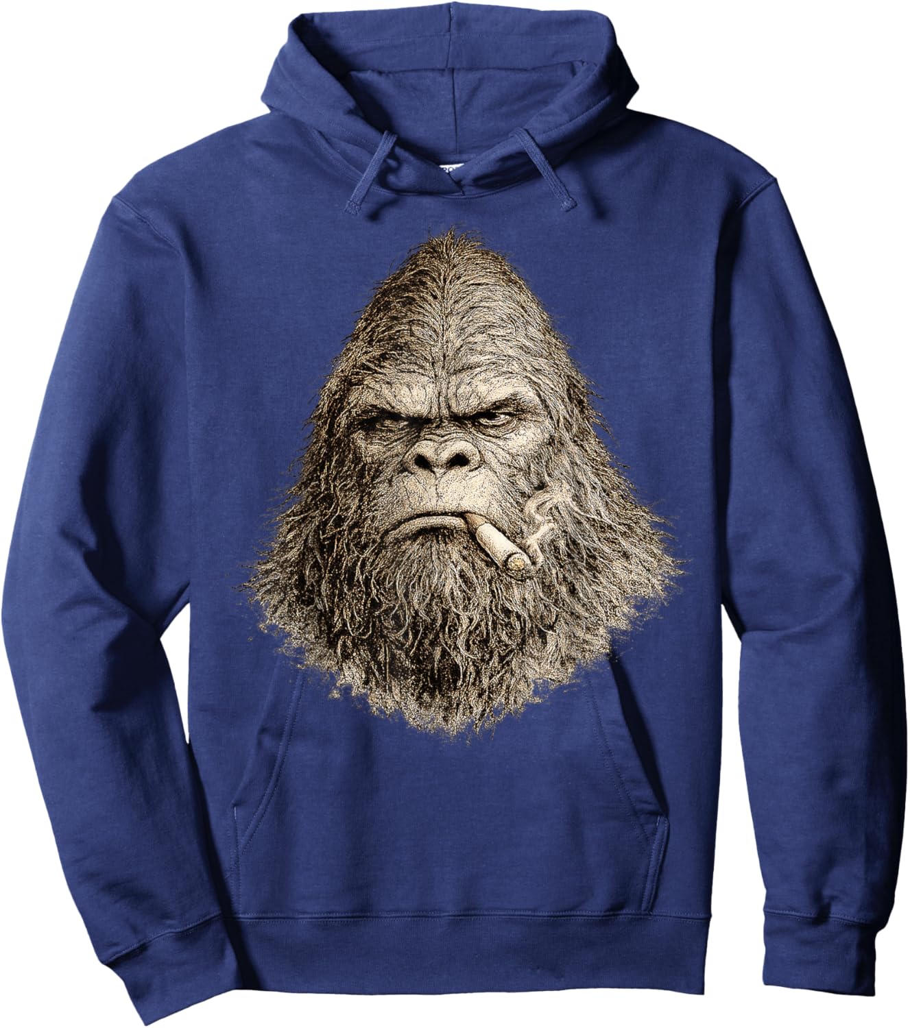 Vintage Bigfoot Street Y2K Style Meme Funny Gifts Men Women Hoodie - Hoodie | Navy