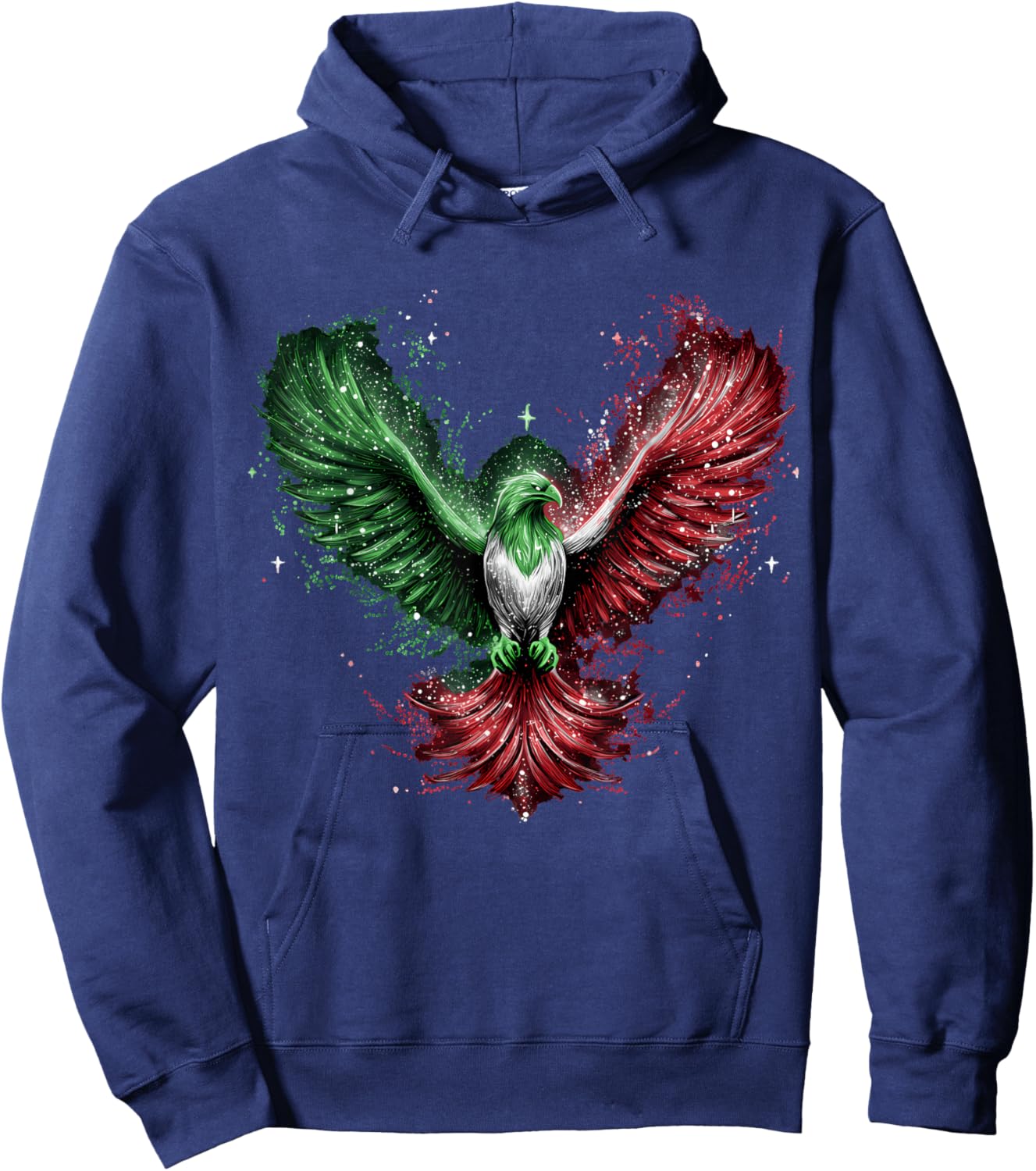 Mexico Flag Eagle Mexican Pride Mexican Roots Mexican Flag Hoodie - Hoodie | Navy