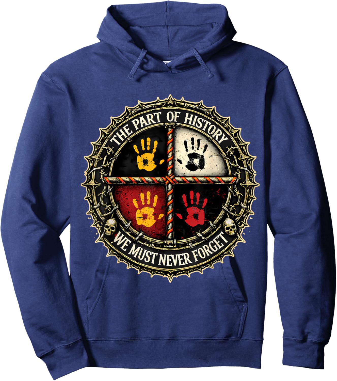 The Part of Native History Hoodie - Hoodie | Navy