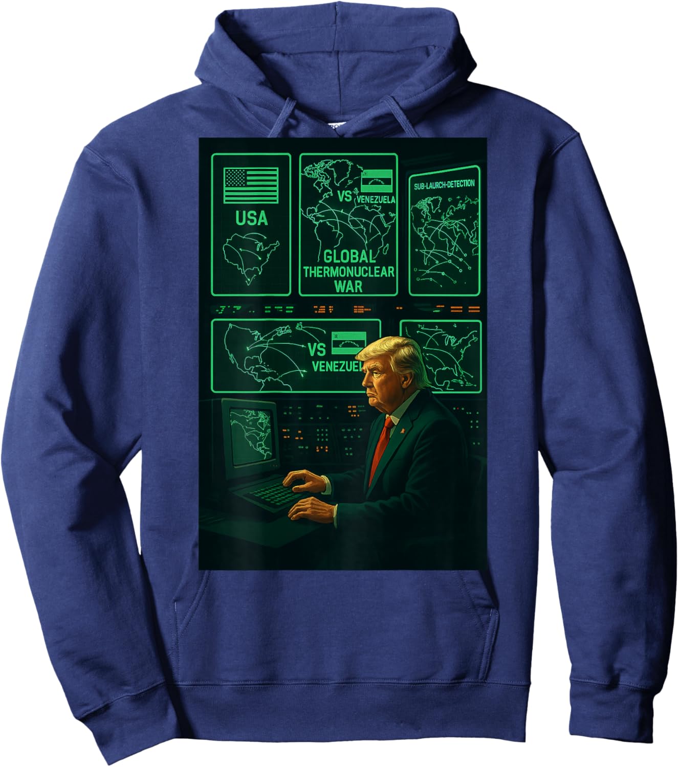 Operation Southern Spear Military Tactical Patriotic Hoodie - Hoodie | Navy
