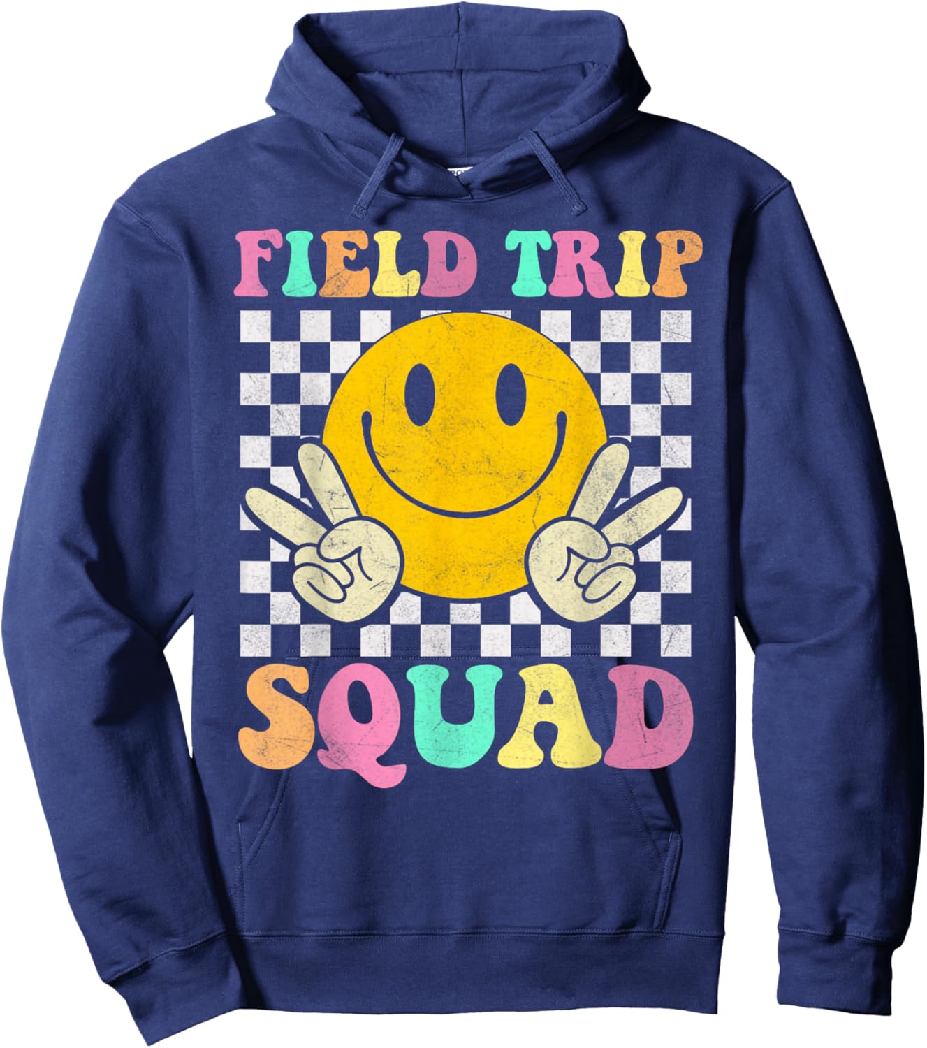 Field Trip Squad School Field Trip Day Teacher Hoodie - Hoodie | Navy