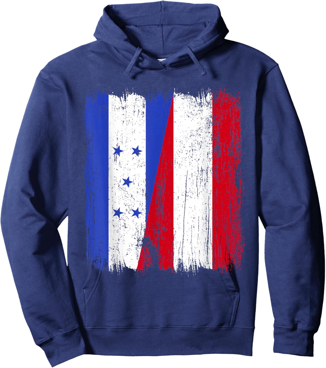 Honduras Austria Half Flag Honduran Austrian Heritage Hoodie - Hoodie | Navy