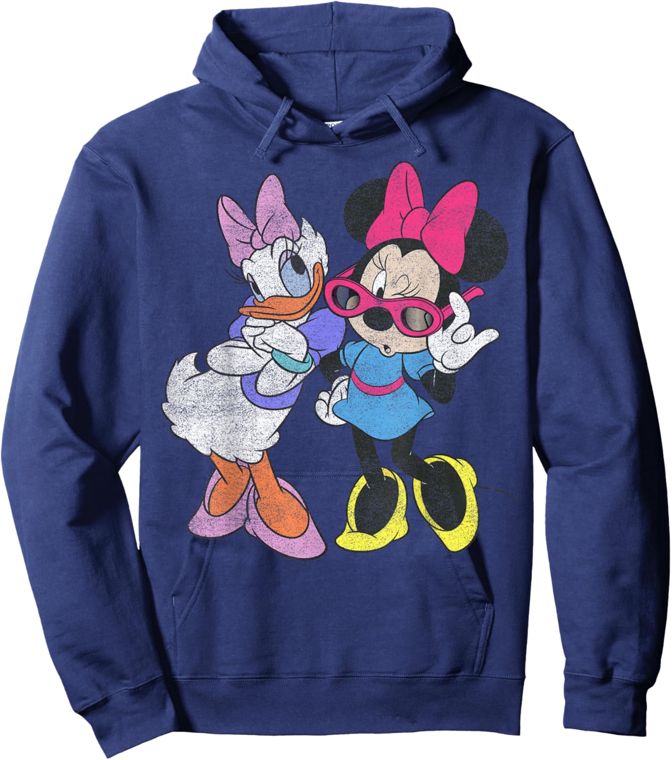Disney Mickey and Friends Daisy & Minnie Vintage Fashion Hoodie - Hoodie | Navy