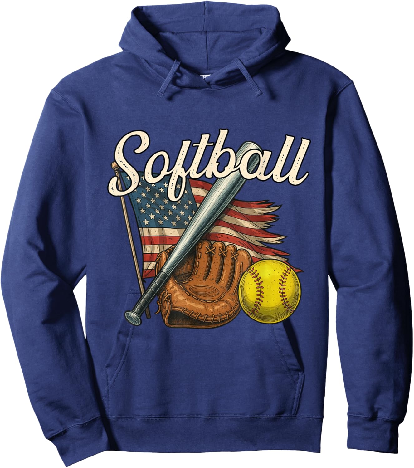 Softball - Softball Lover Softball Player Softballer Hoodie - Hoodie | Navy