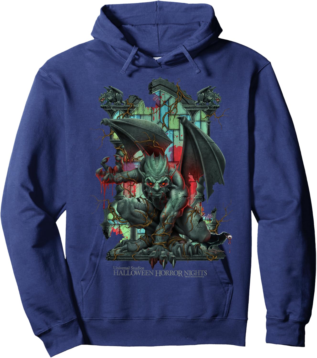 Halloween Horror Nights Gargoyle Guardian Hoodie - Hoodie | Navy