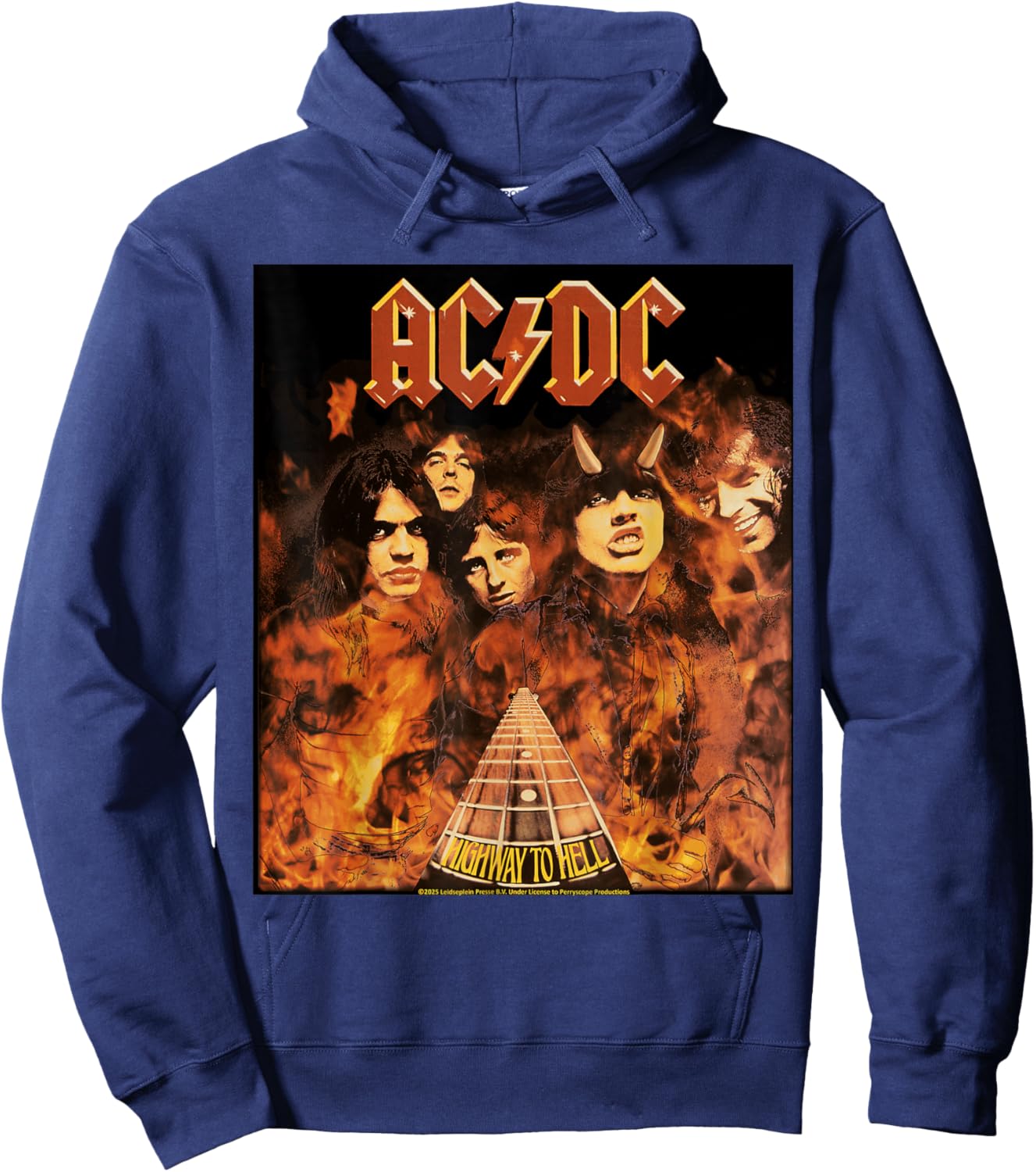 AC/DC Music Band Highway to Hell Hoodie - Hoodie | Navy