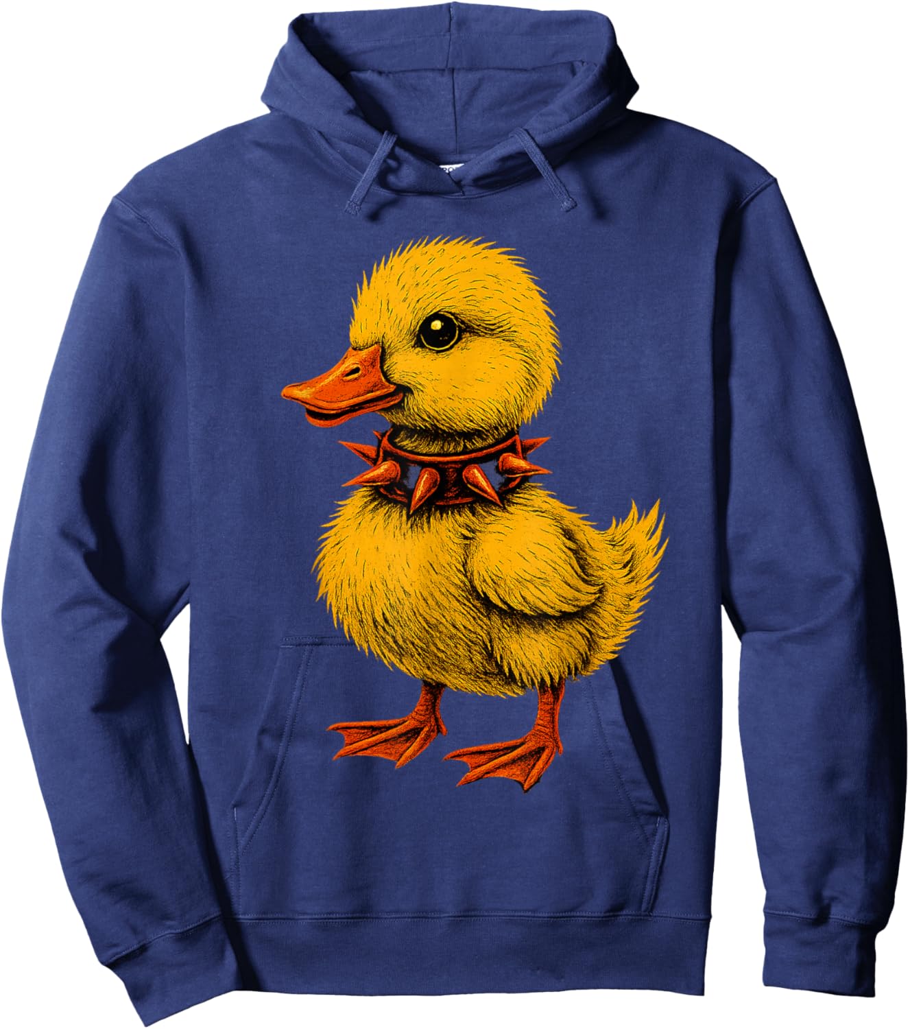 Rocker Duck Punk Rock and Roll Music Toddler Kids Boys Hoodie - Hoodie | Navy