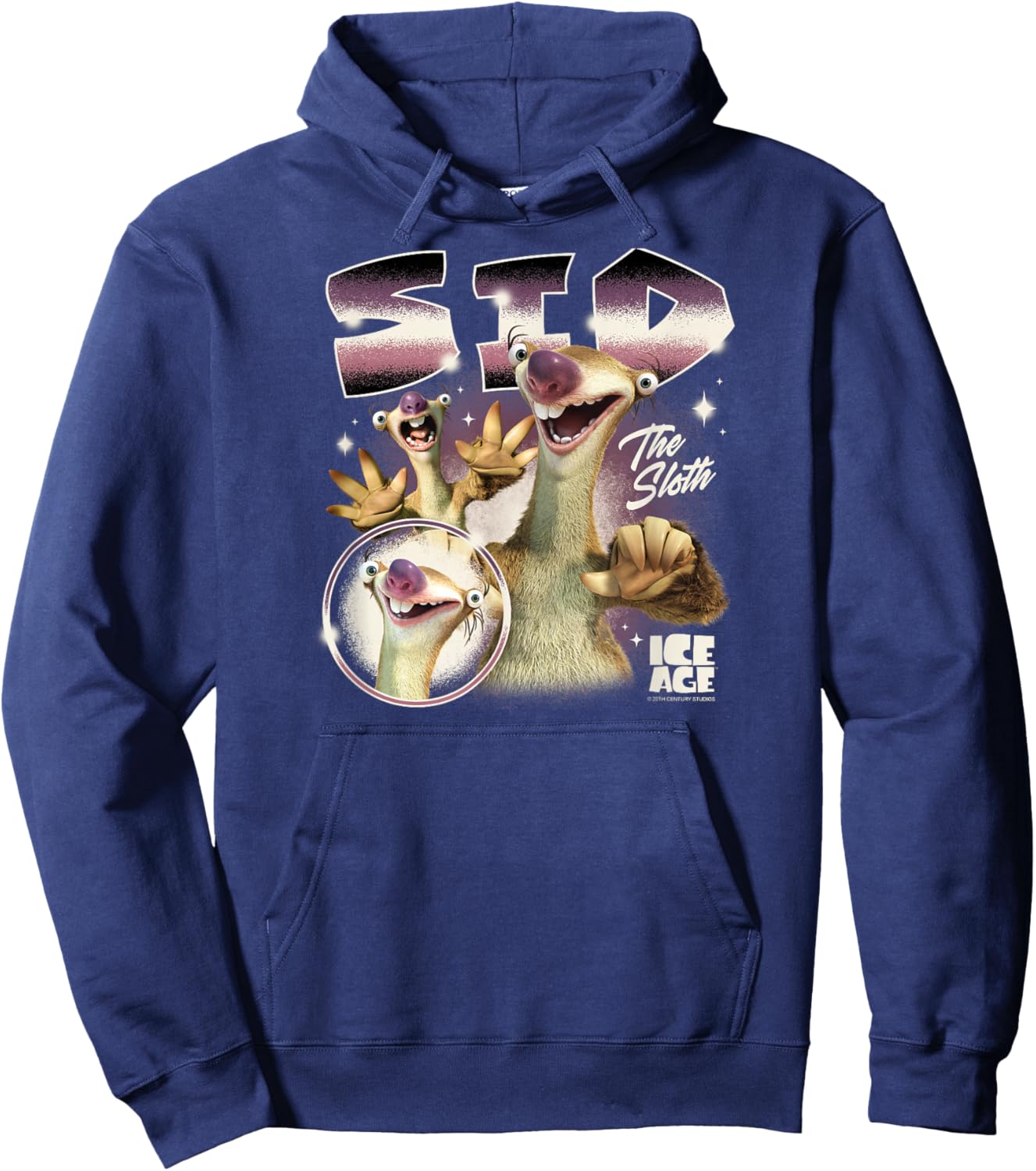 20th Century Studios - Ice Age - Sid The Sloth Hoodie - Hoodie | Navy