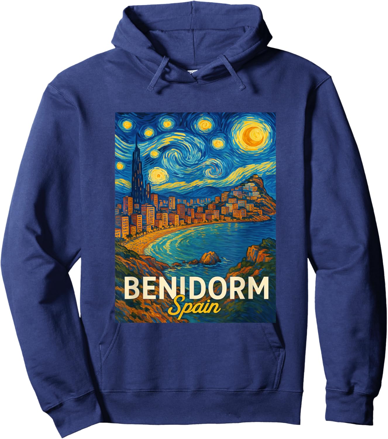 Benidorm Spain Hoodie - Hoodie | Navy