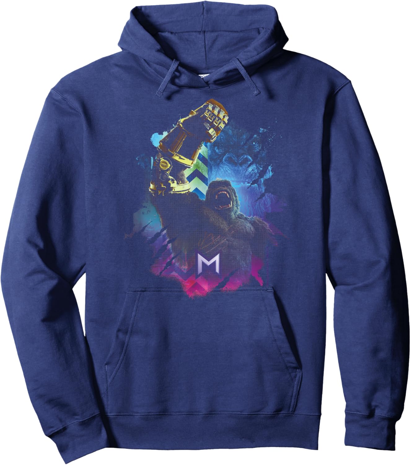 Godzilla X Kong Roaring Kong Officially Licensed Hoodie - Hoodie | Navy