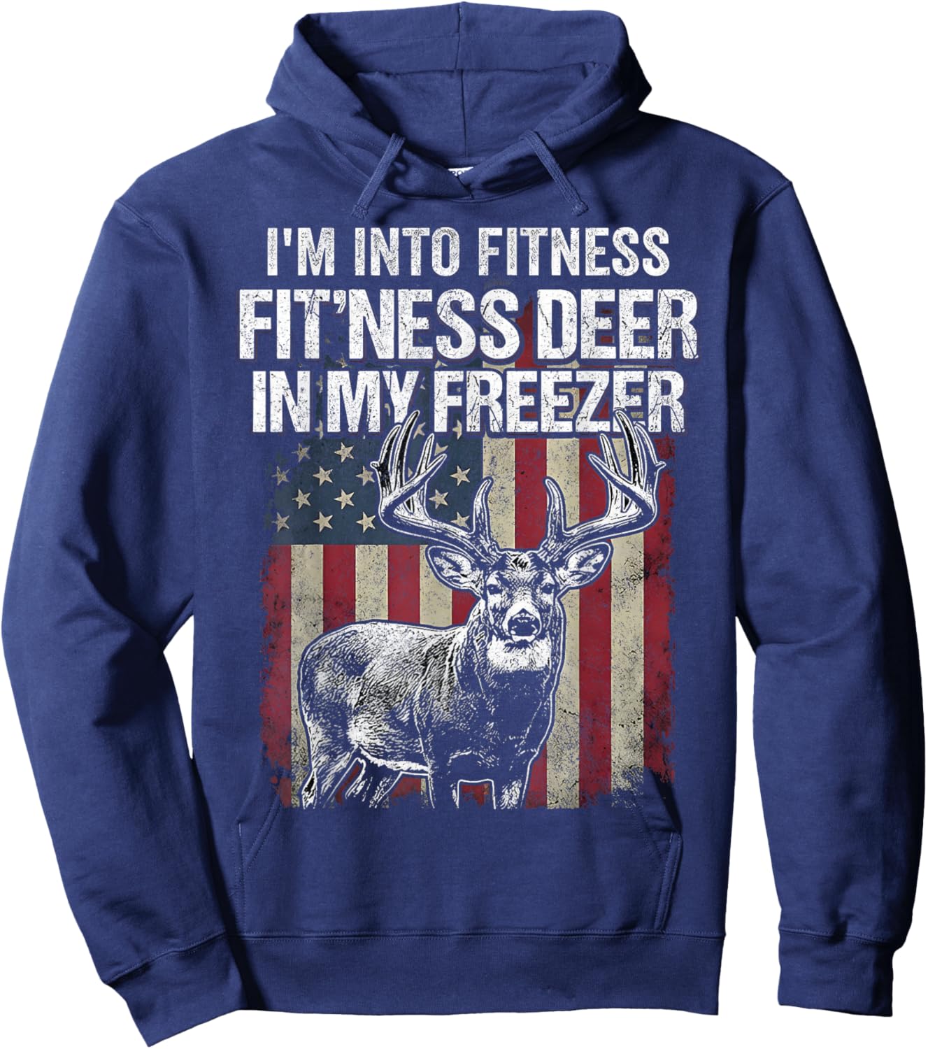 Funny Deer Hunting Art Women Wildlife Hunter Hunting Hoodie - Hoodie | Navy