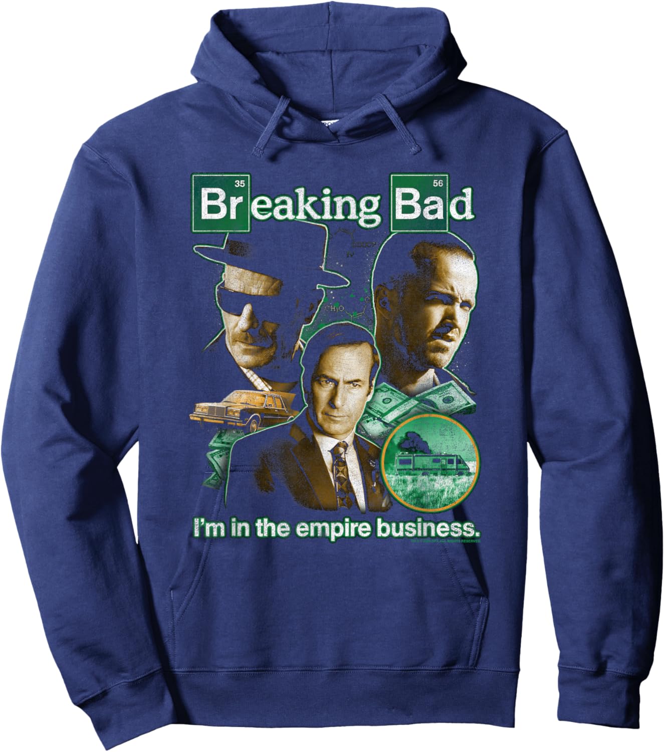Breaking Bad I'm in The Empire Business Collage TV Show Hoodie - Hoodie | Navy