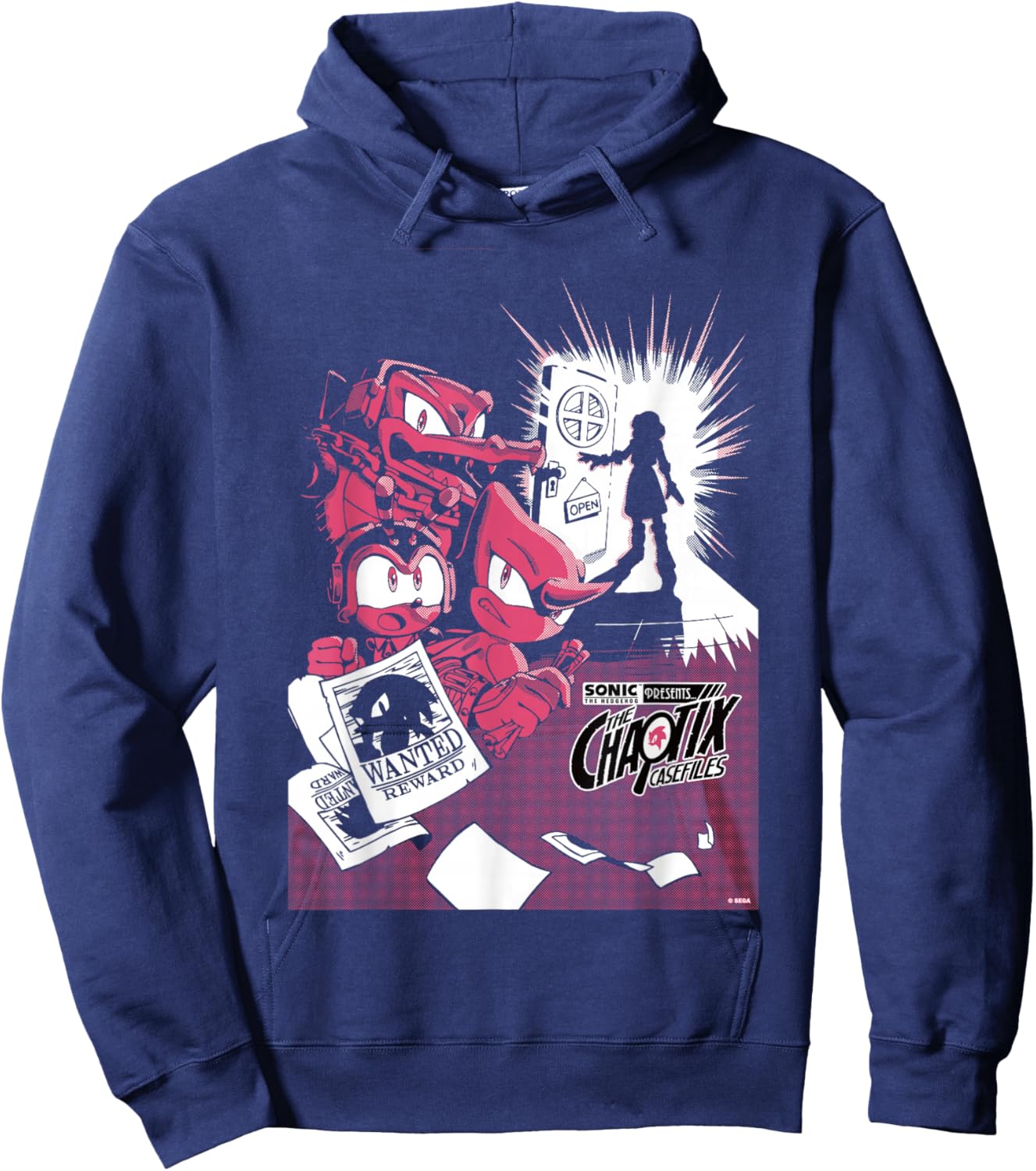 Sonic The Hedgehog Chaotix Casefiles Episode 1 Hoodie - Hoodie | Navy