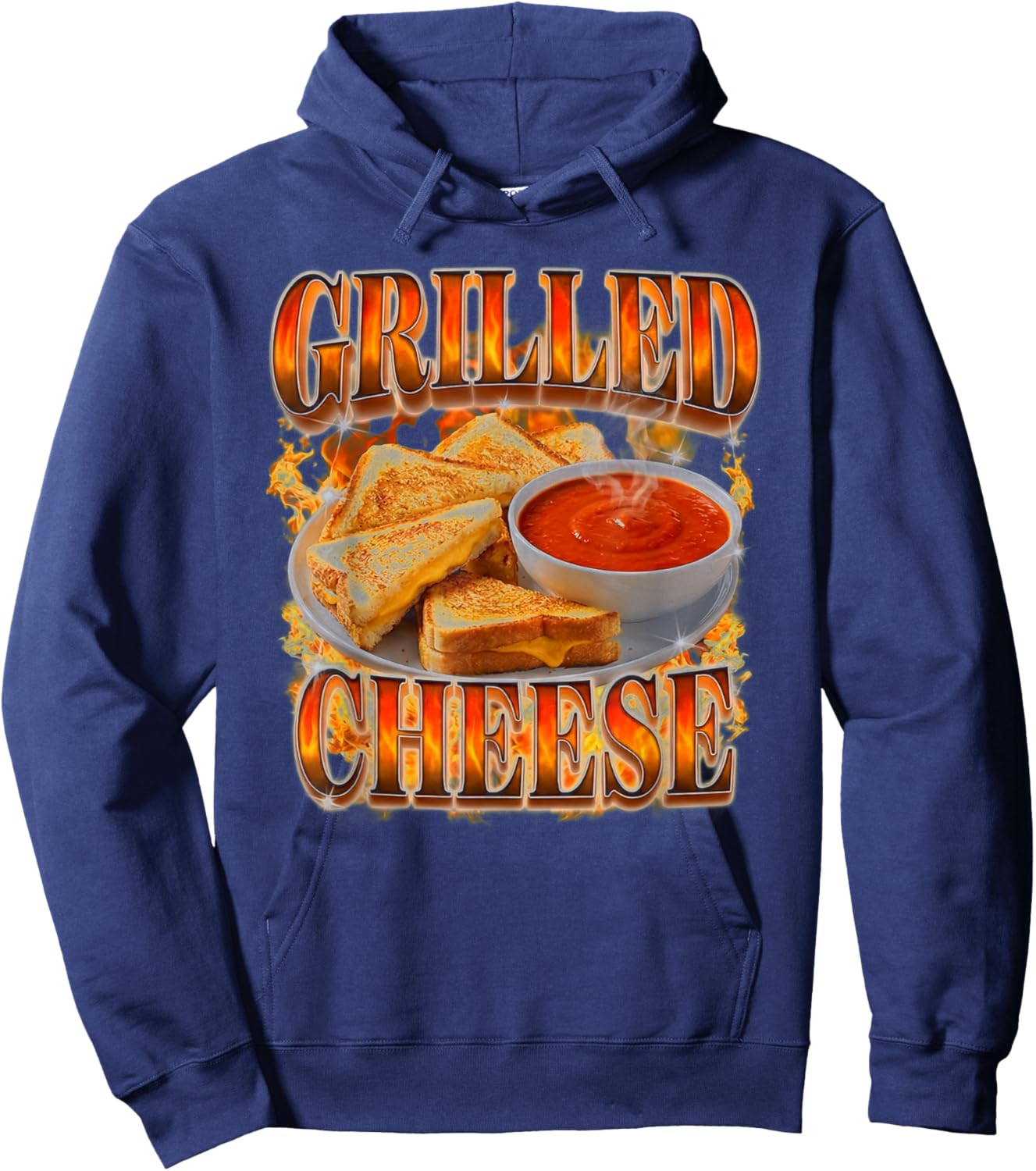 Grilled Cheese Grilled Cheese Sandwich Maker Hoodie - Hoodie | Navy